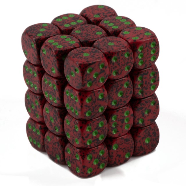 Speckled® Strawberry 12mm W6 Würfel Set (36 Würfel)