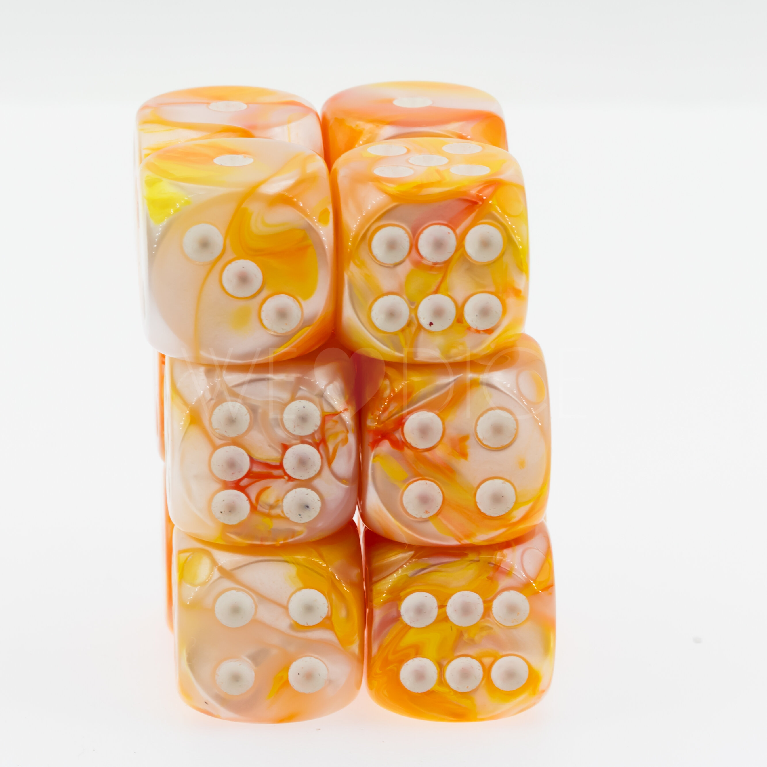 Serica orange / weiss 16mm W6 Set (12 Stück)