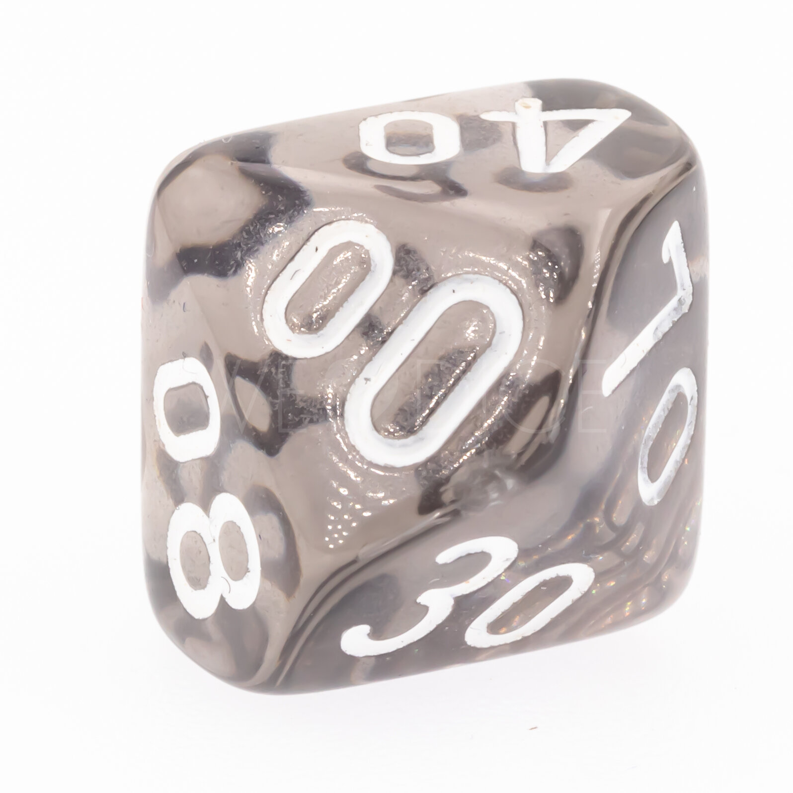 Transparent Rauch / weiß  W%