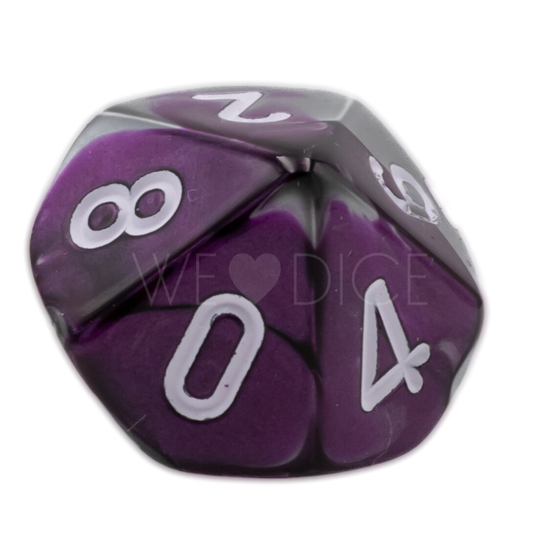 Gemini® Purple-Steel / white  D10 