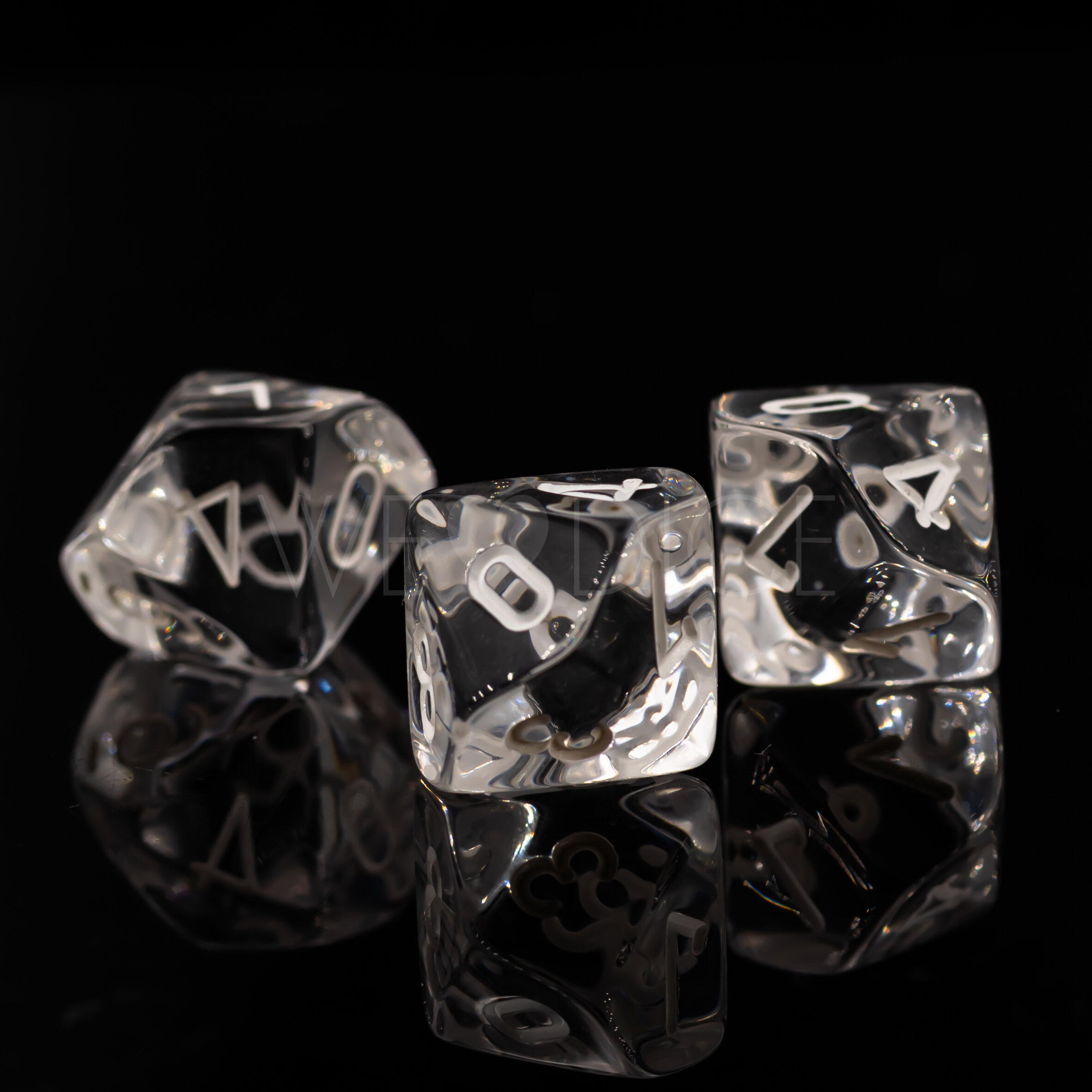 Transparent Clear / weiß  W10