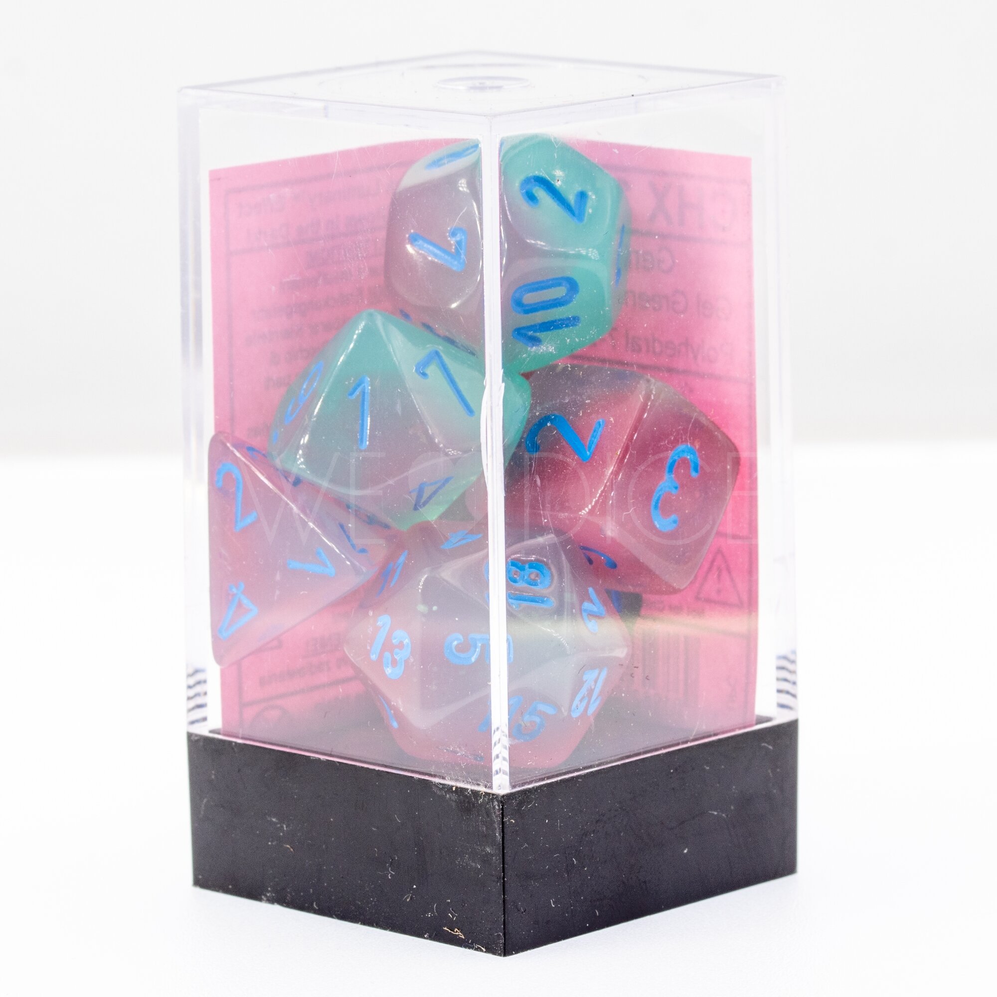 Gemini®, Luminary™ Polyhedral Gel Green-Pink / blue 7-DieSet