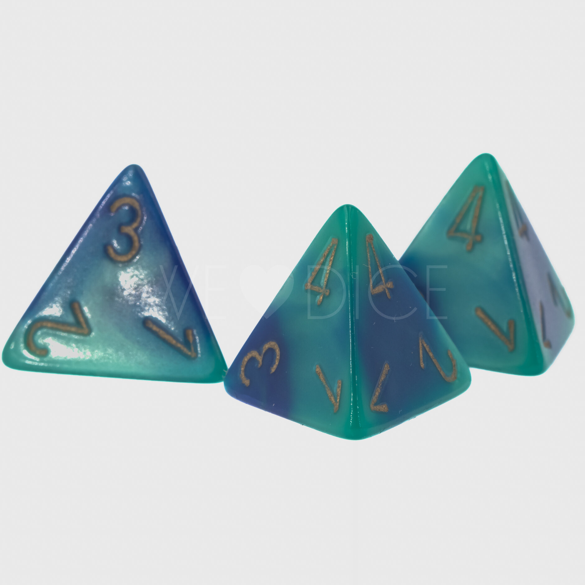 Gemini® Blau-Grün / gold  W4 