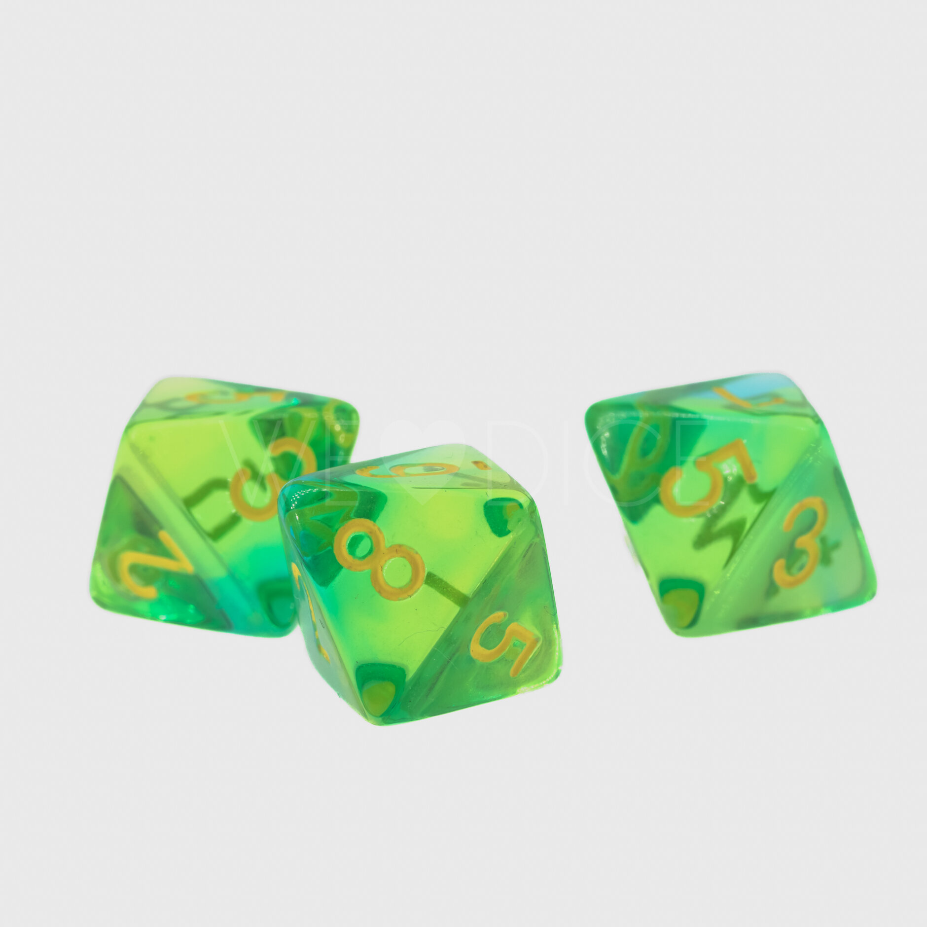 Gemini®, Transparent Grün-Blaugrün / gelb  W8 