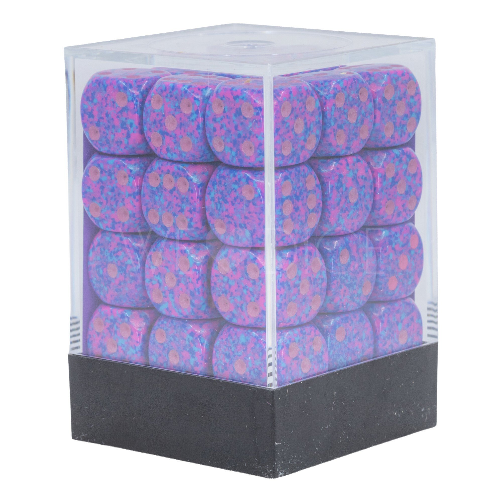 Speckled®, gesprenkelt Purple Passion / Pink 12mm W6 Würfel Set (36 Würfel)