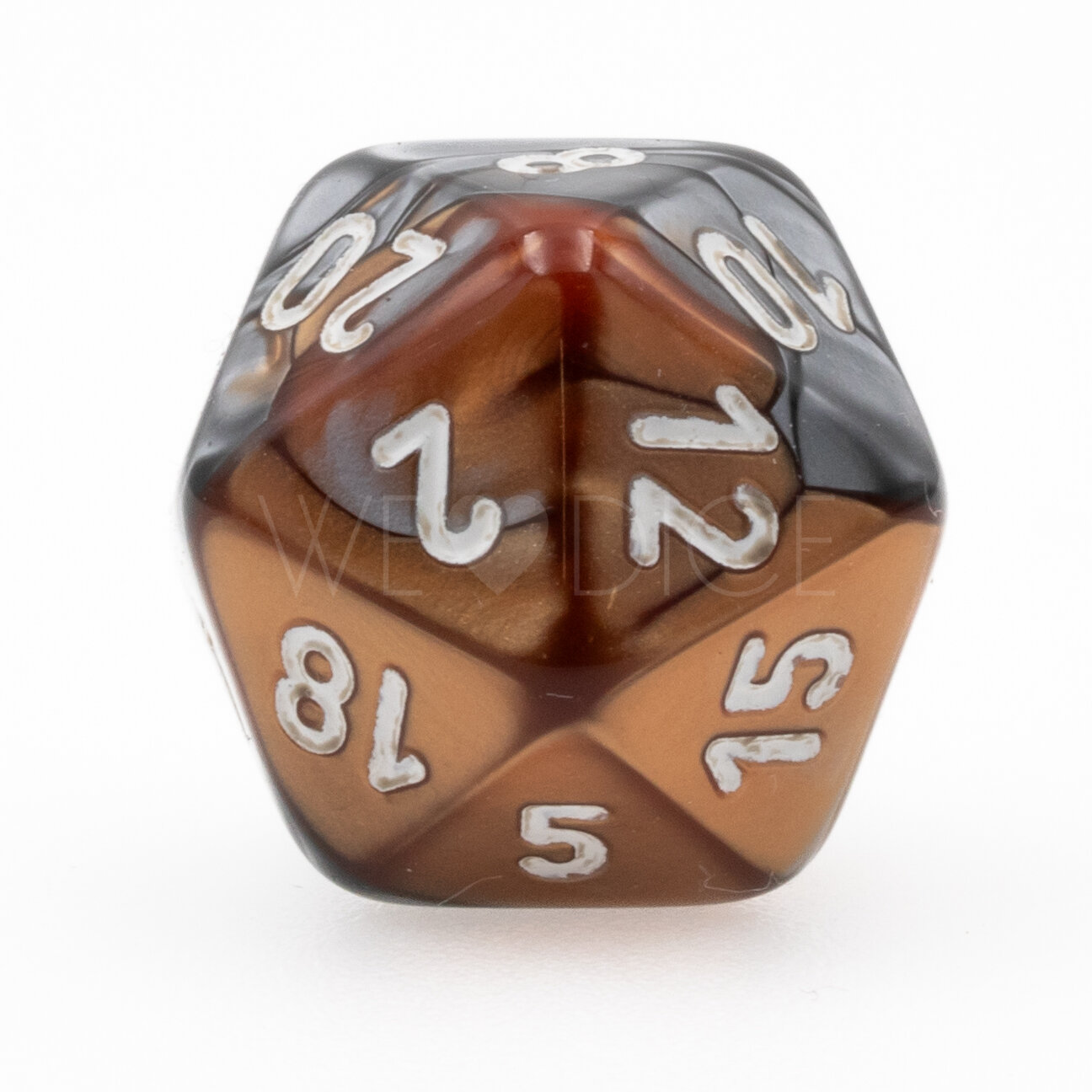 Gemini® Copper-Steel / white  D20 