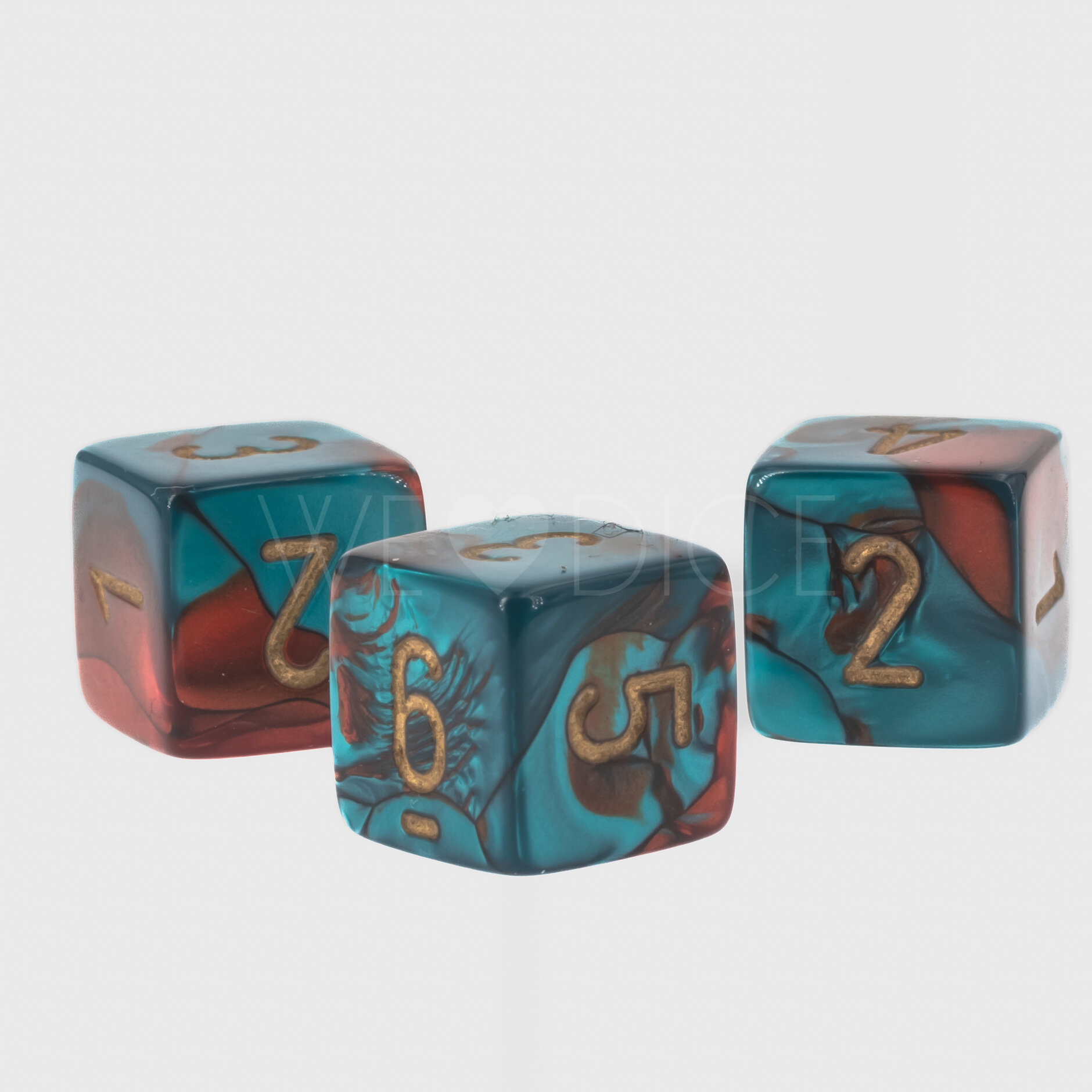 Gemini® Rot-Blaugrün / gold  W6 