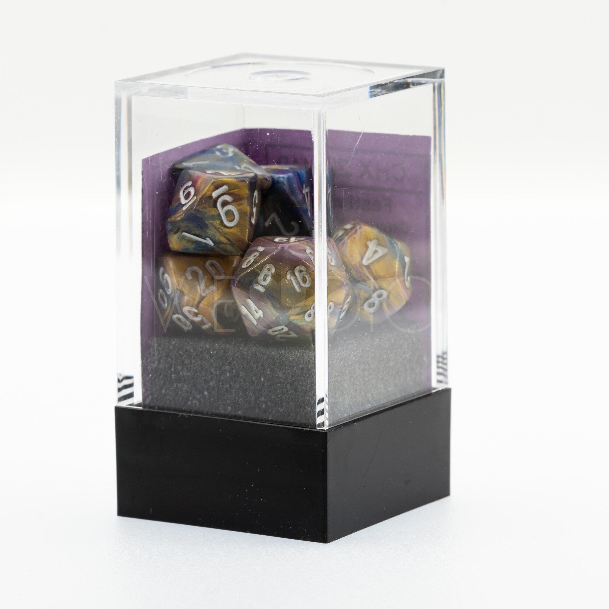 Festive® Mini-hedral Polyhedral Carousel / white  7-DieSet