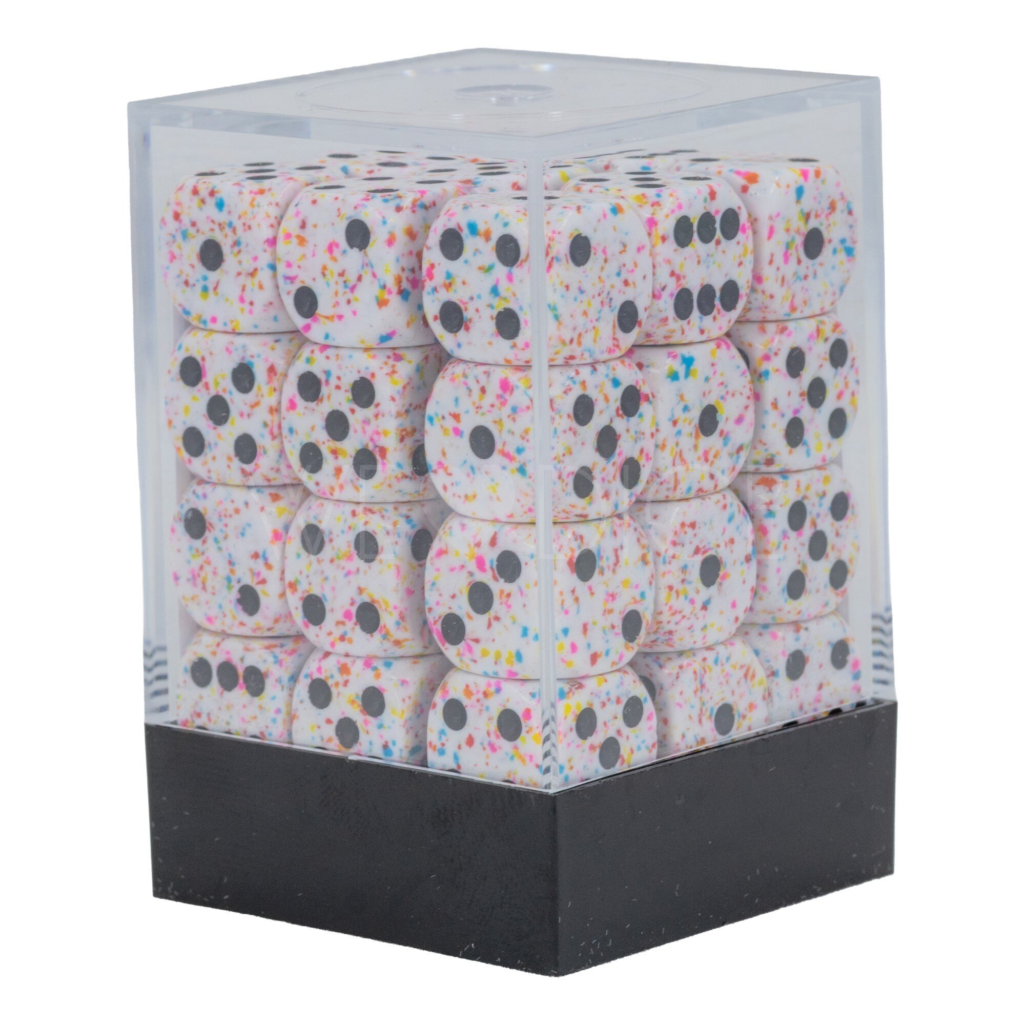 Speckled® Birthday / black 12mm W6 Würfel Set (36 Würfel)