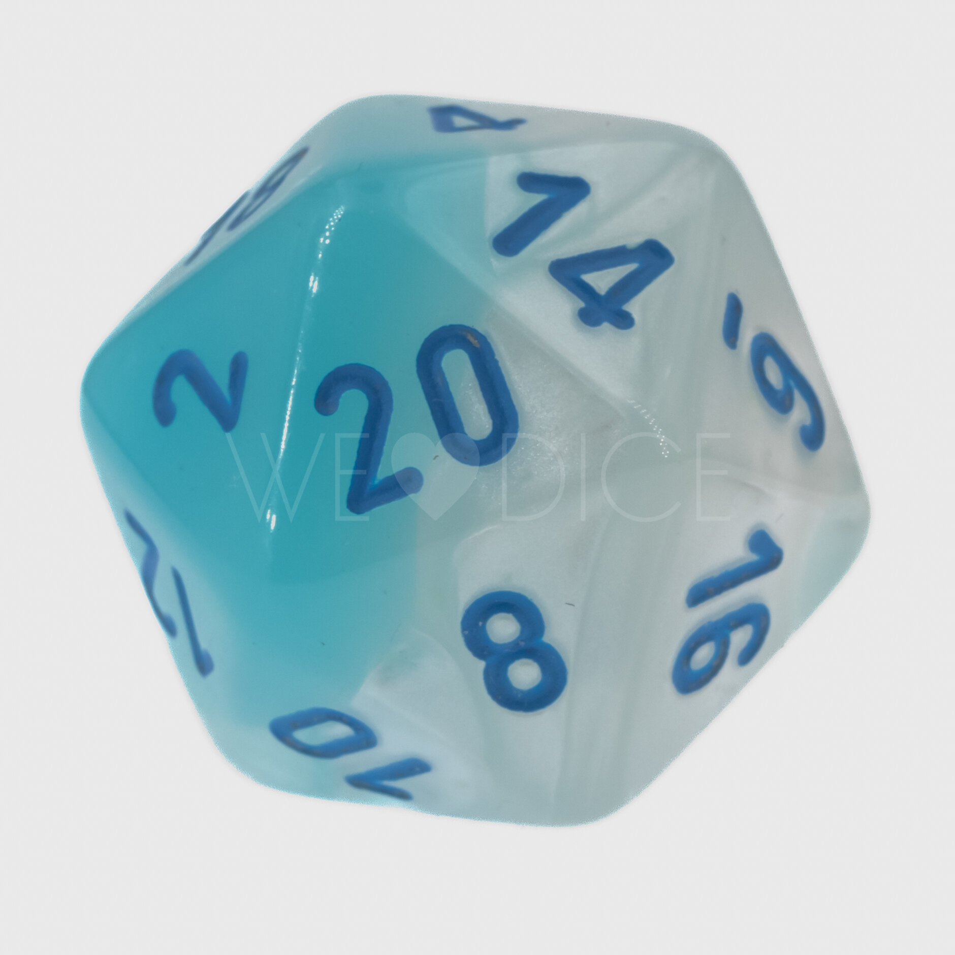 Gemini® Perltürkis-weiß / blau  W20 