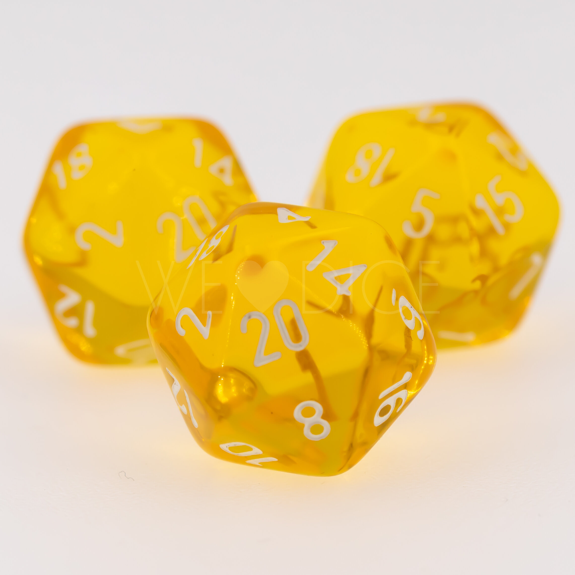 Transparent Gelb / weiß  W20