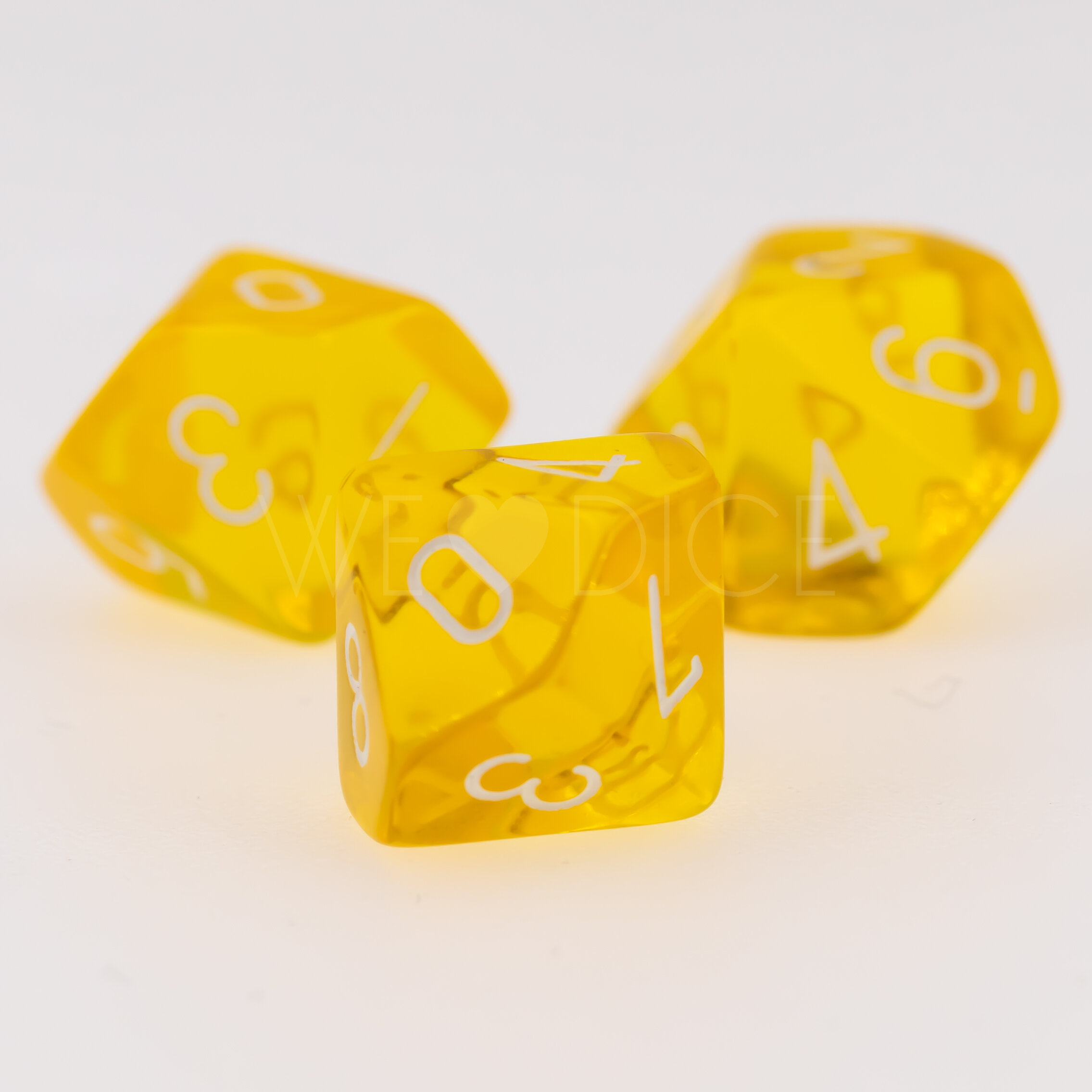 Transparent Gelb / weiß  W10