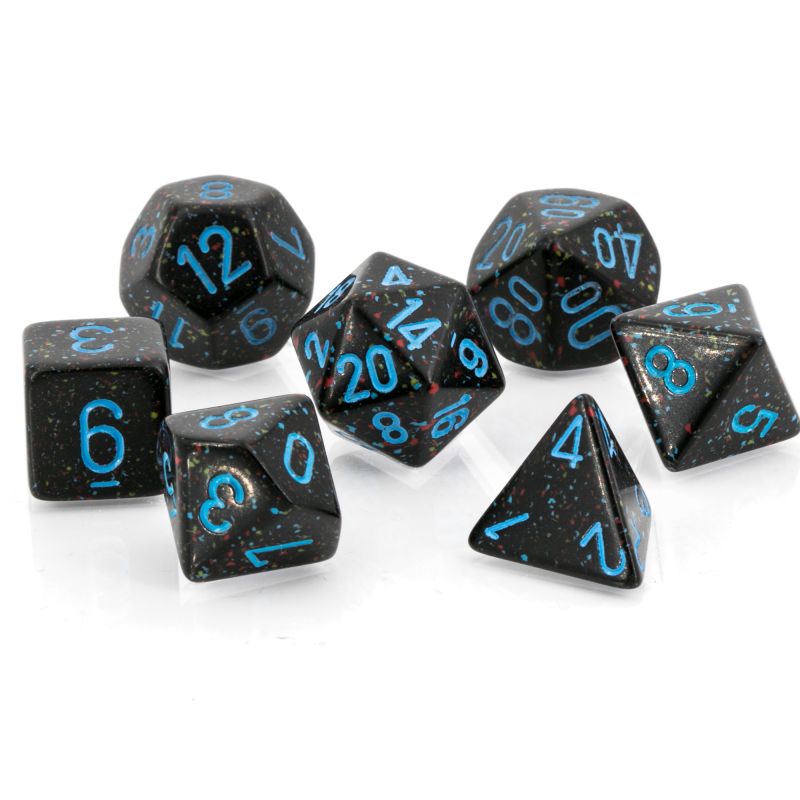 Speckled® Polyhedral Blue stars 7-Würfel Set