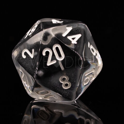 Transparent Clear / weiß  W20