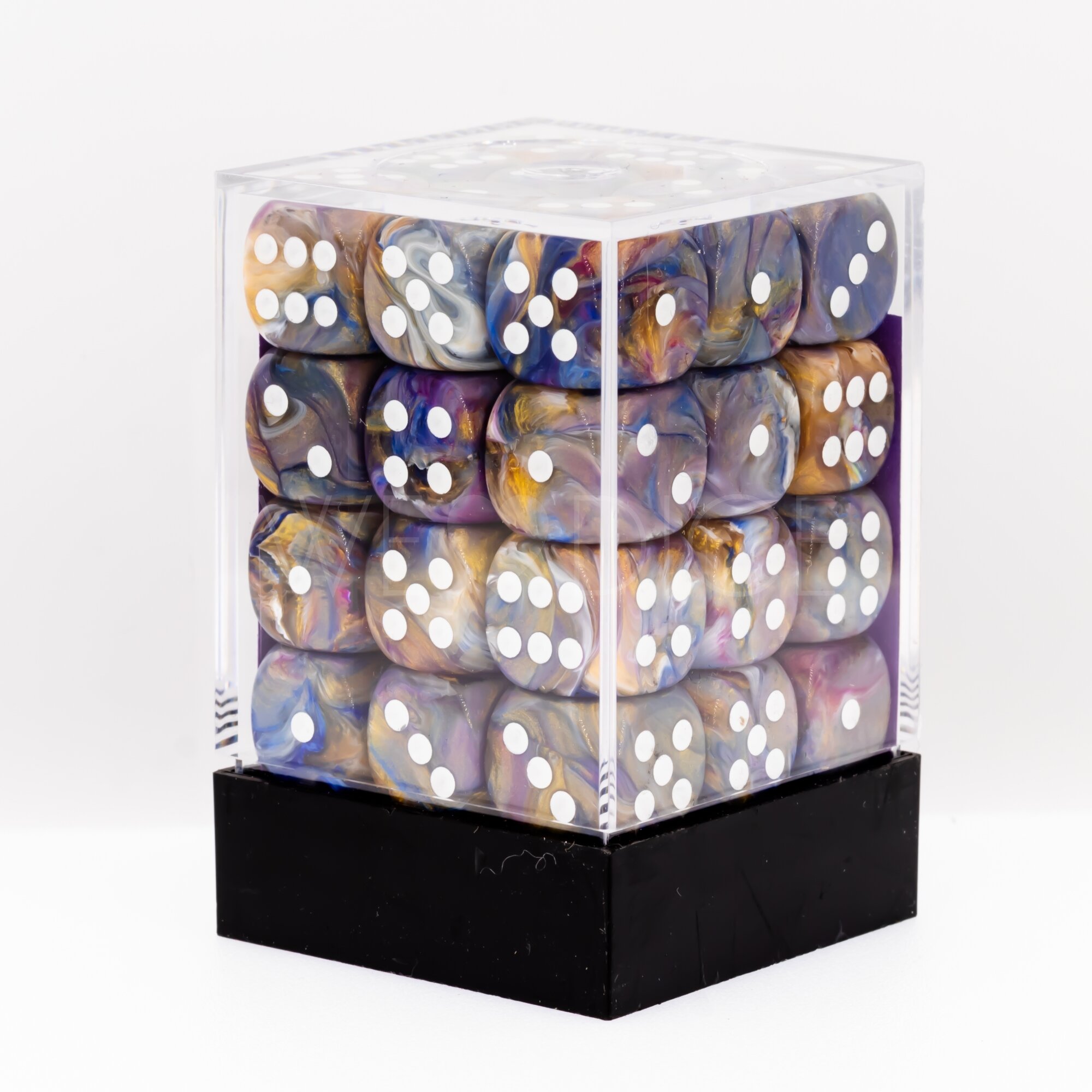 Festive® Circus / Schwarz 12mm W6 Würfel Set (36 Würfel)