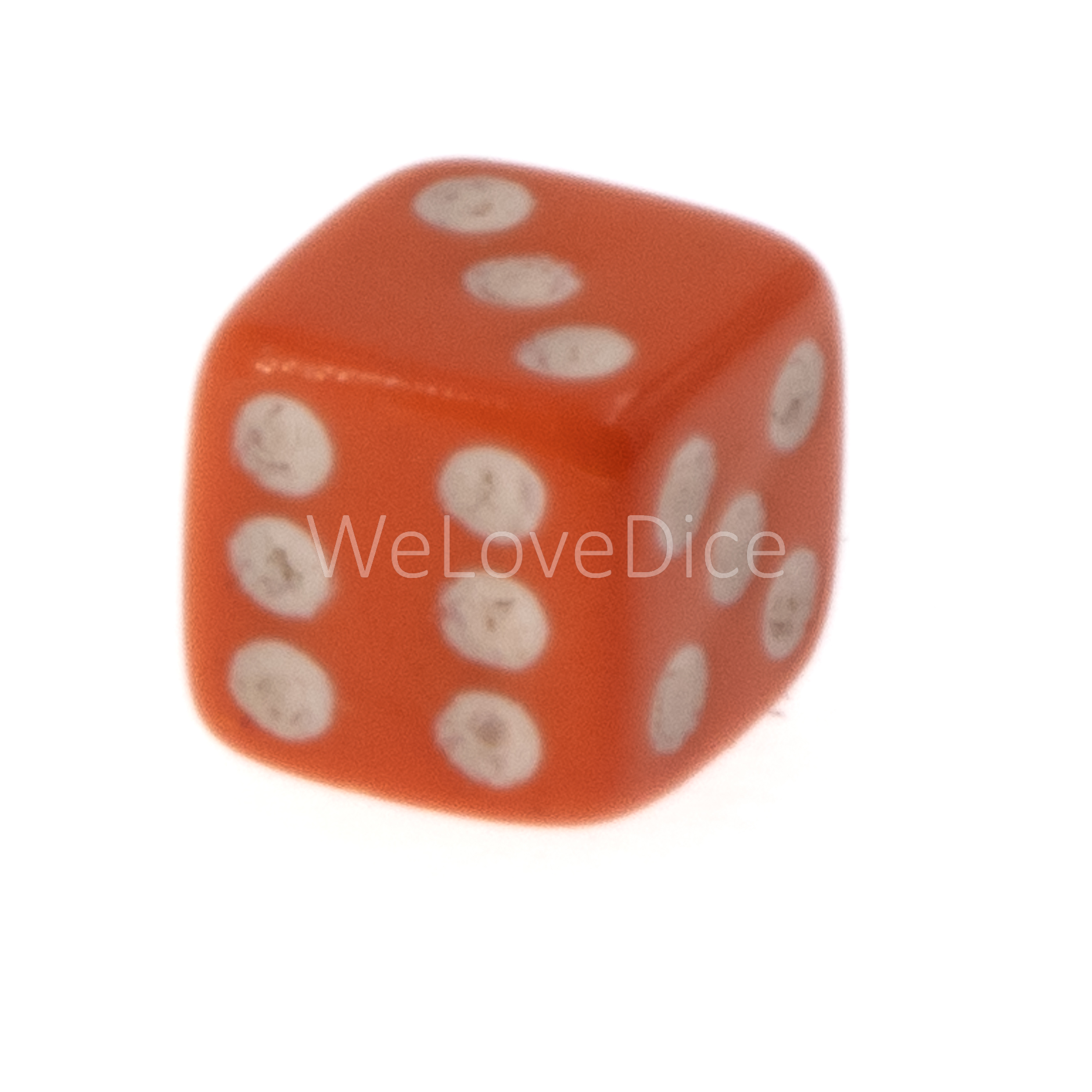5mm  D6 Dice in orange