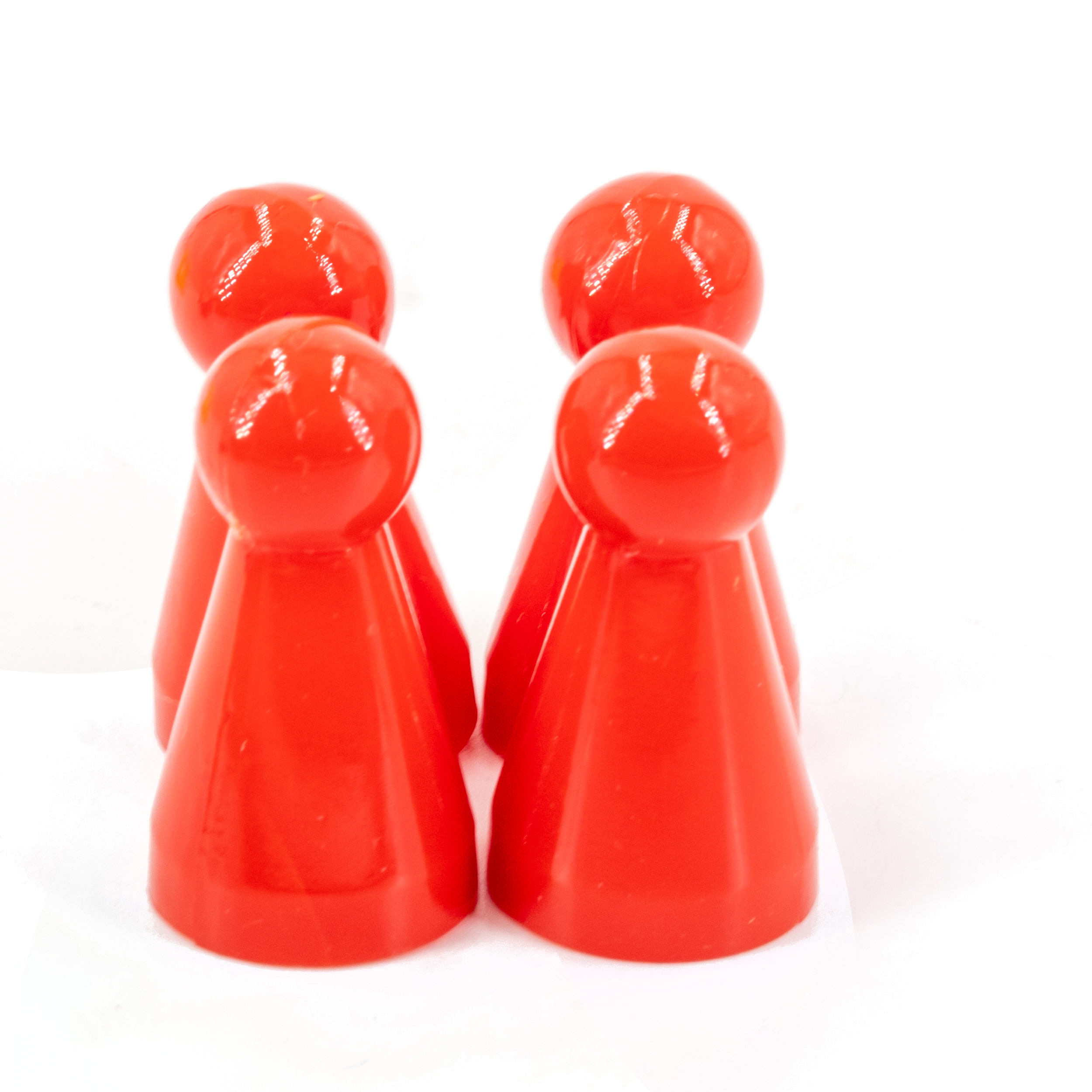 Game Figures in red Opaque