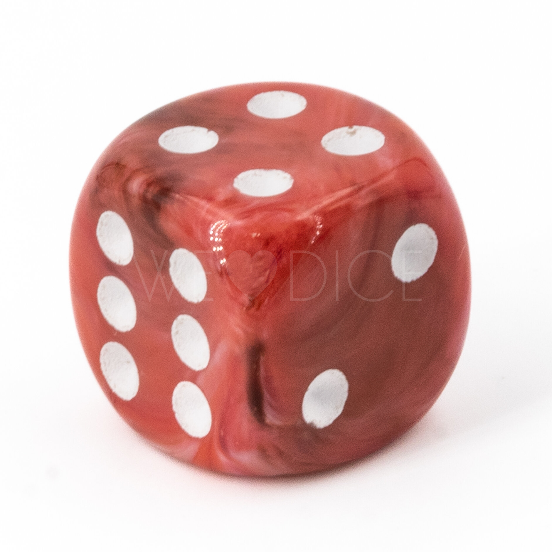 14mm  D6 Dice in red