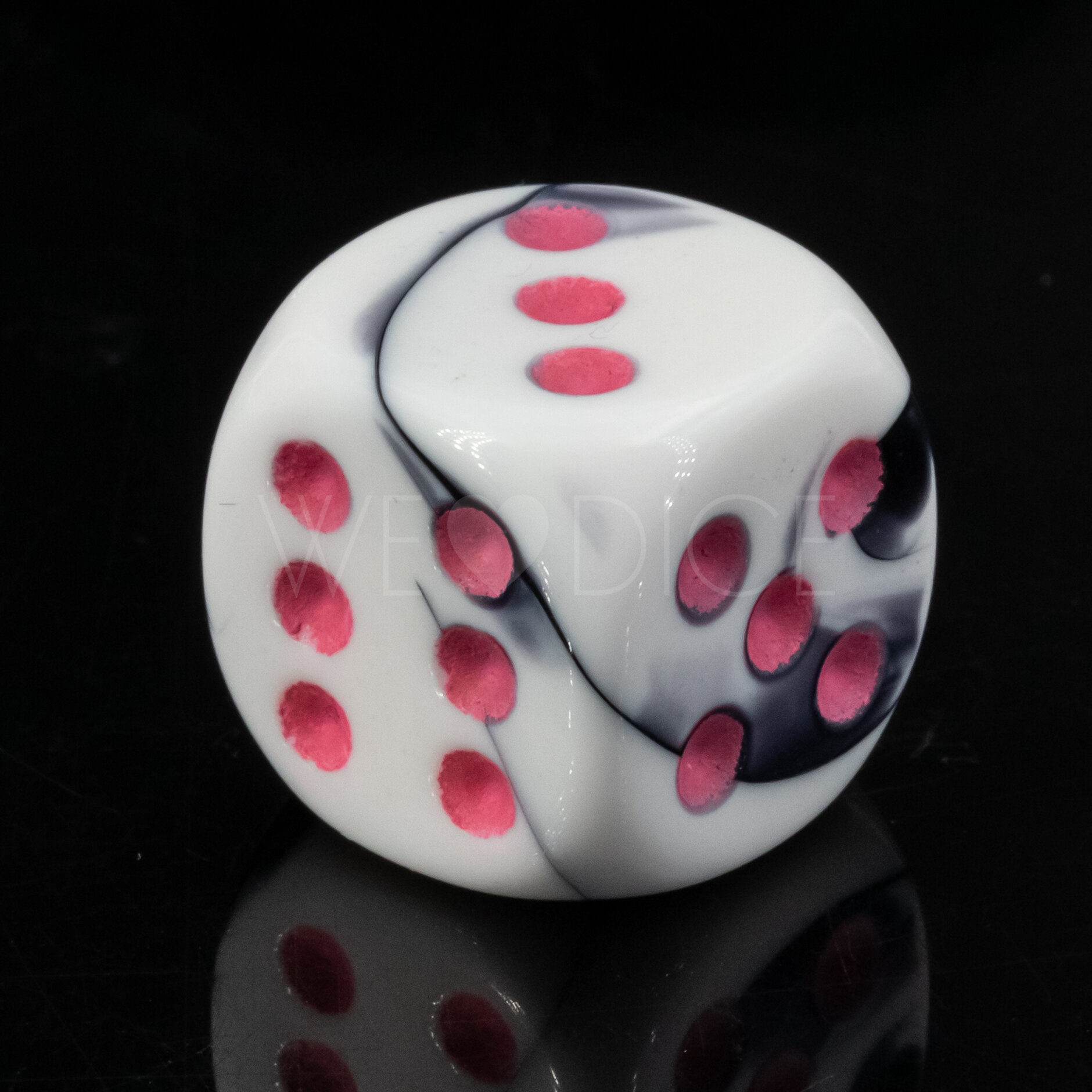 Gemini® Black-White / pink  D6 