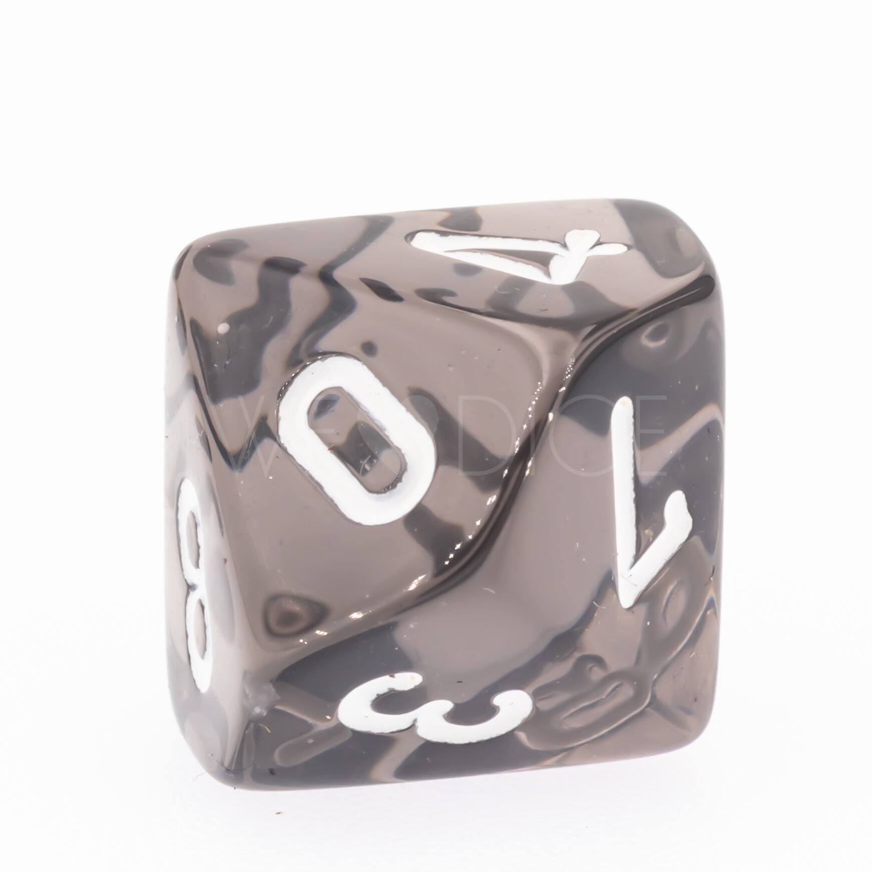 Transparent Rauch / weiß  W10