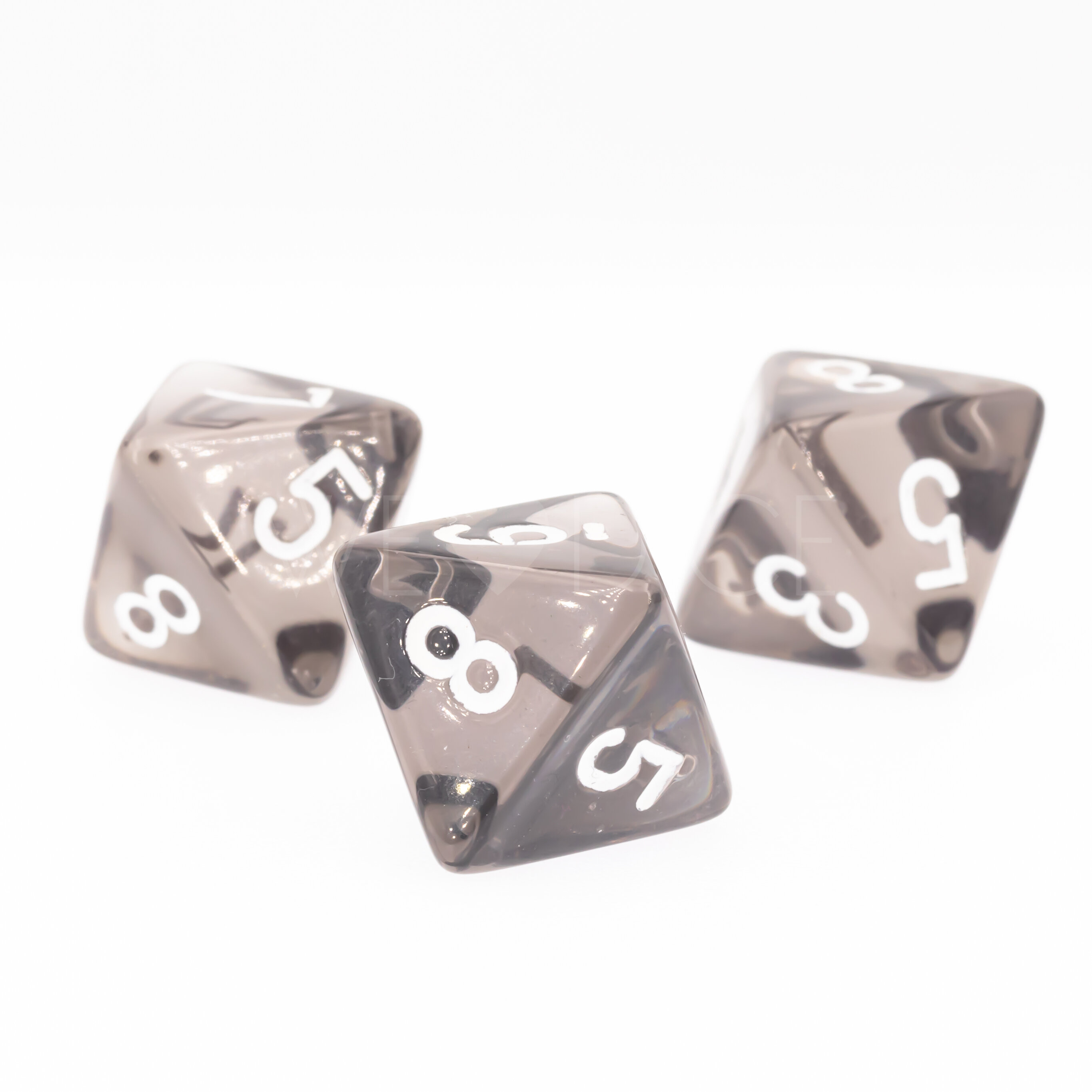 Transparent Rauch / weiß  W8