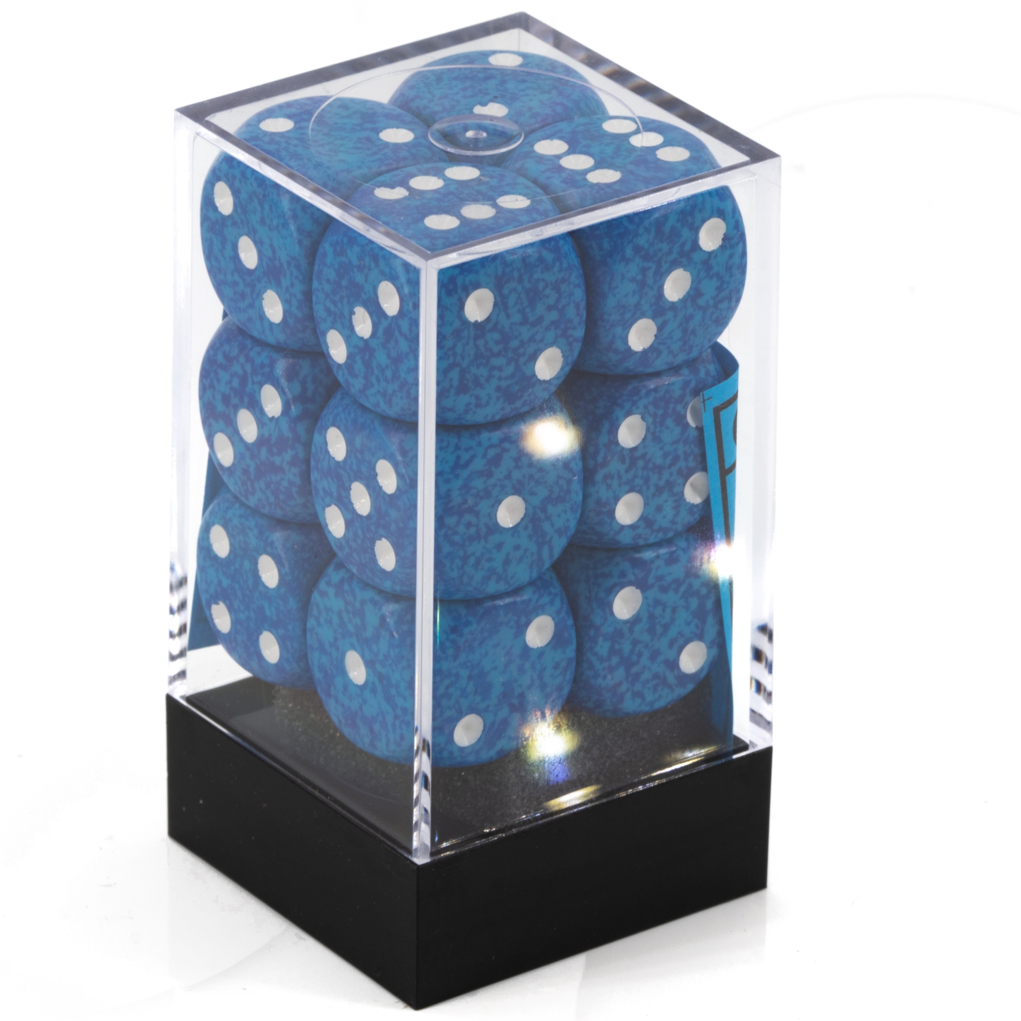 Speckled® Water 16mm W6 Würfel Set (12 Würfel)