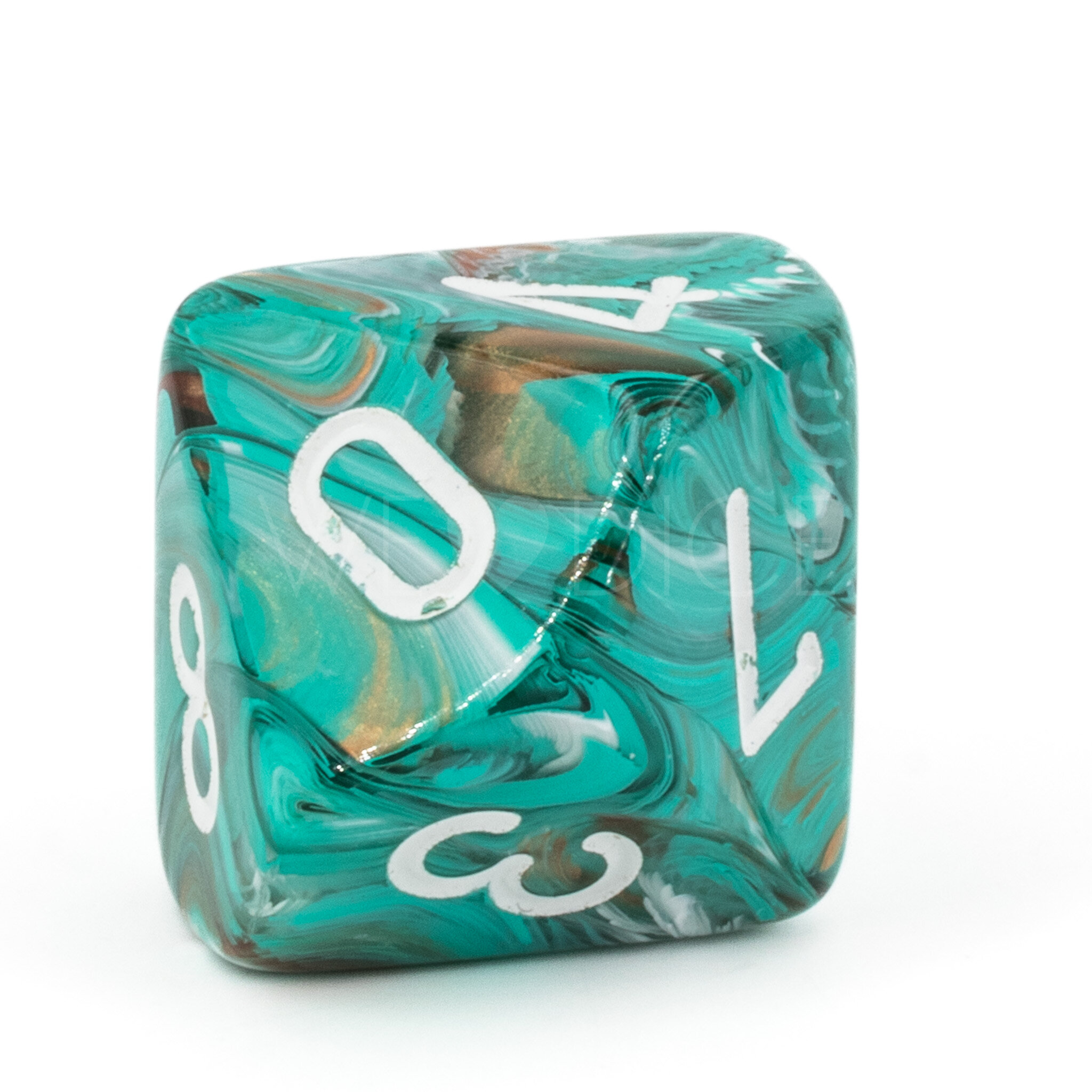 W10 Marble  Oxi-Copper™ / weiss Mega-hedral™ 