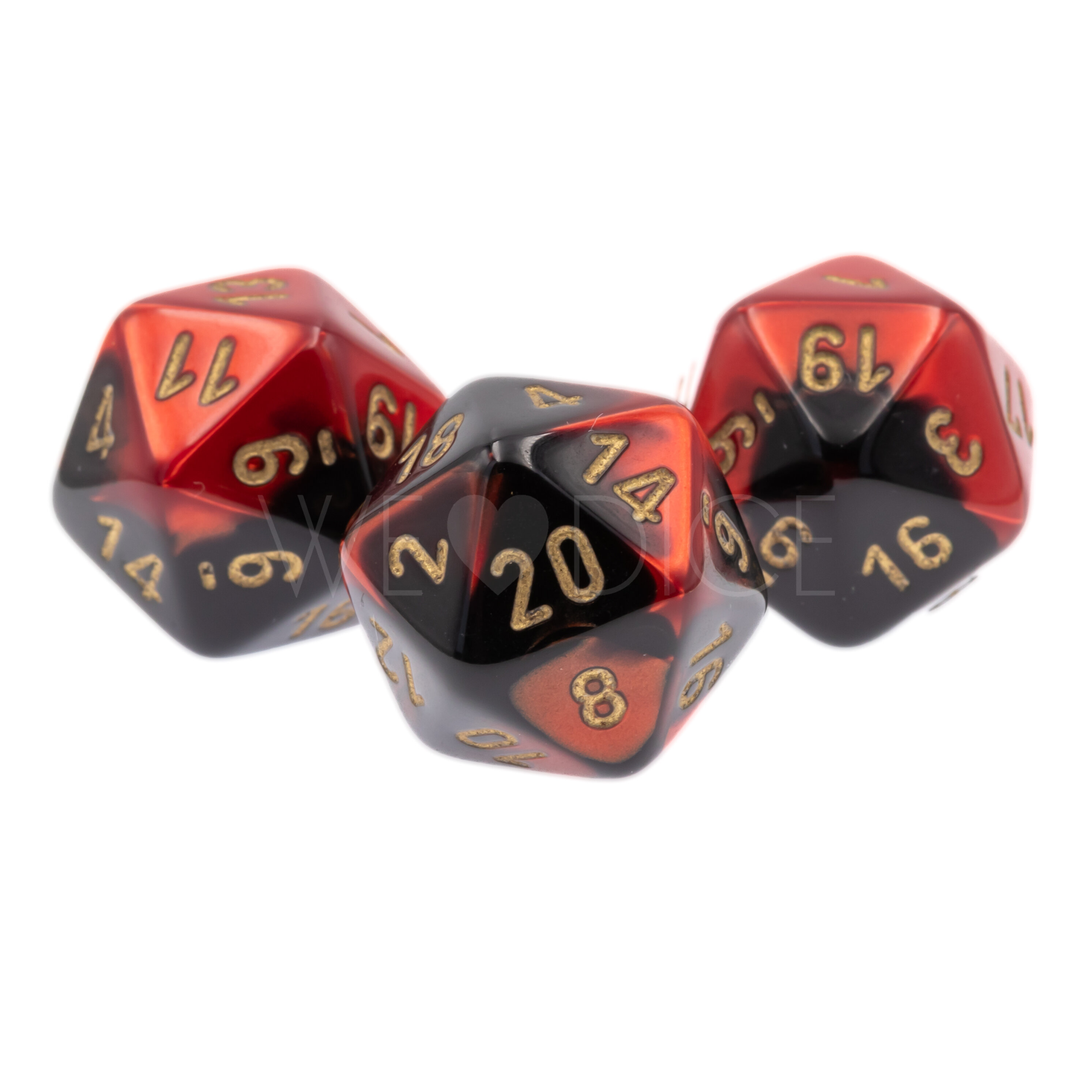 Gemini® Schwarz-Rot / gold  W20