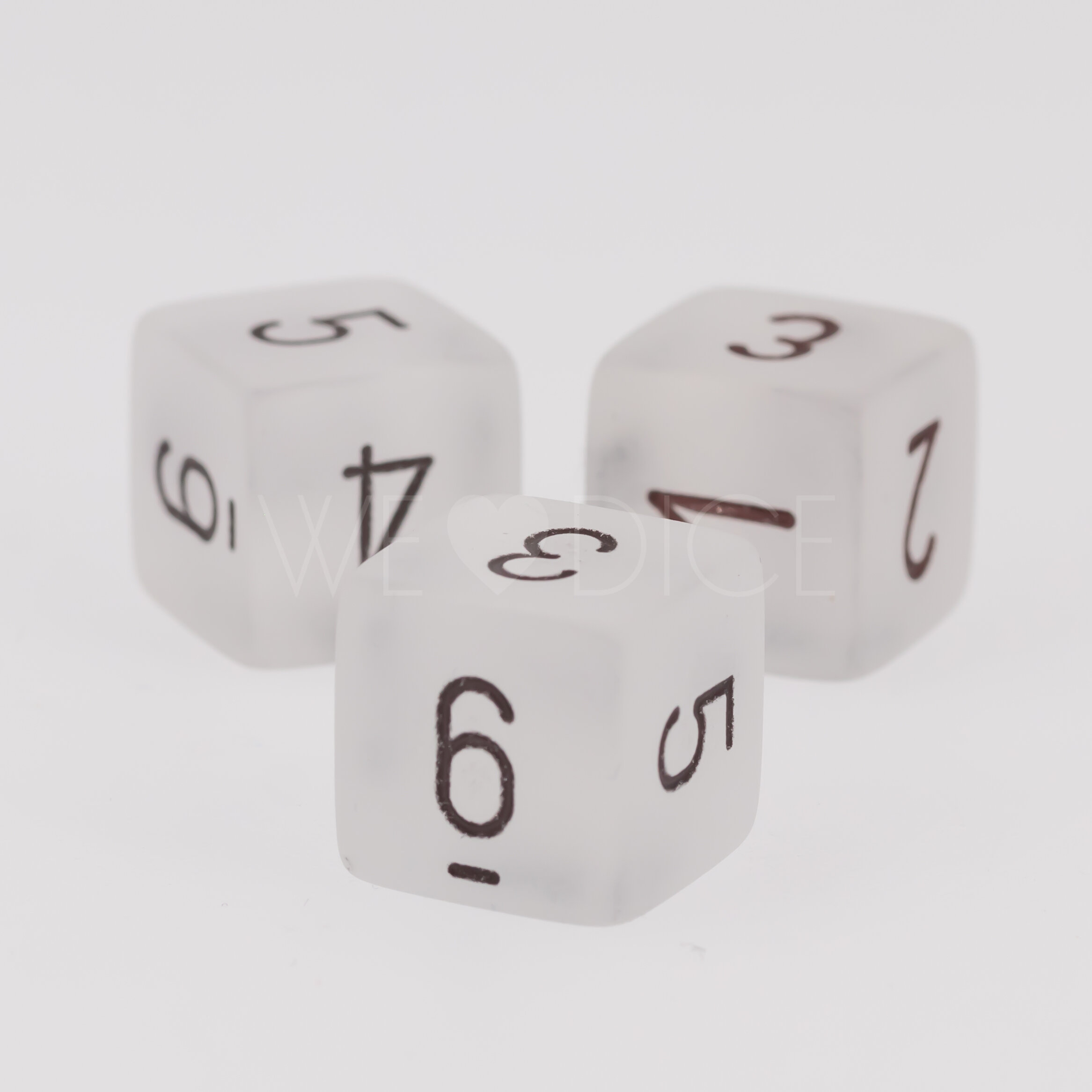 Frosted Clear / Schwarz  W6