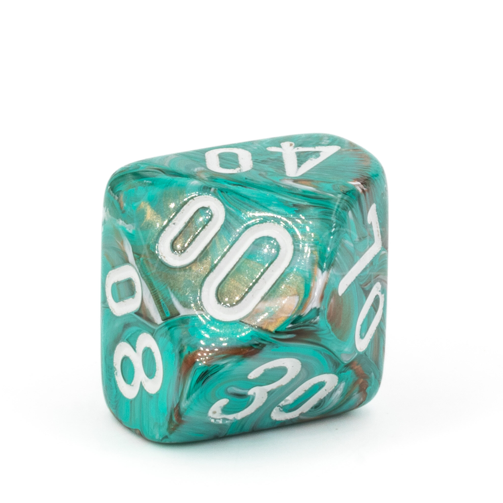 W% Marble  Oxi-Copper™ / weiss Mega-hedral™ 