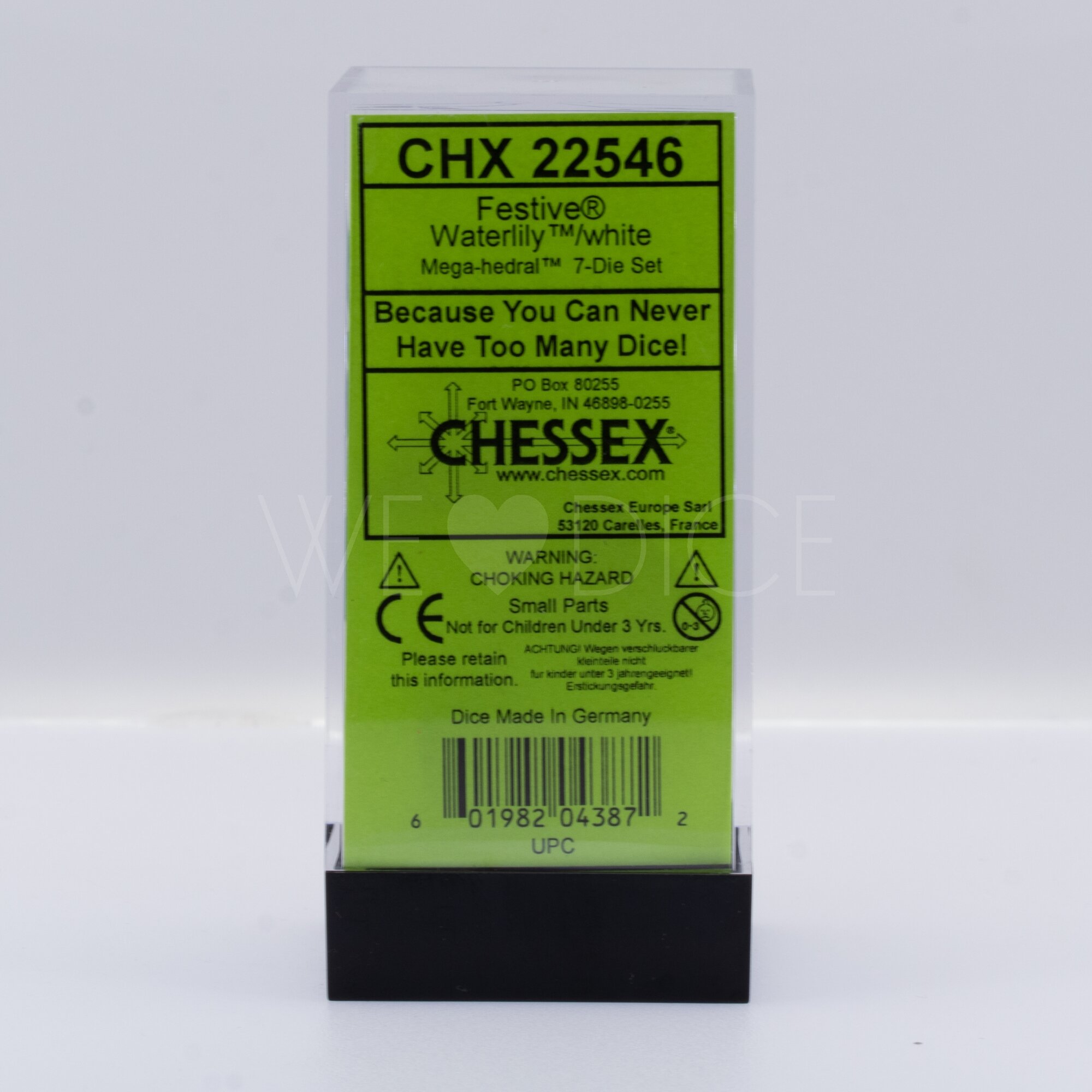 Festive® Mega-hedral™  Polyhedral Waterlily / white  7-DieSet