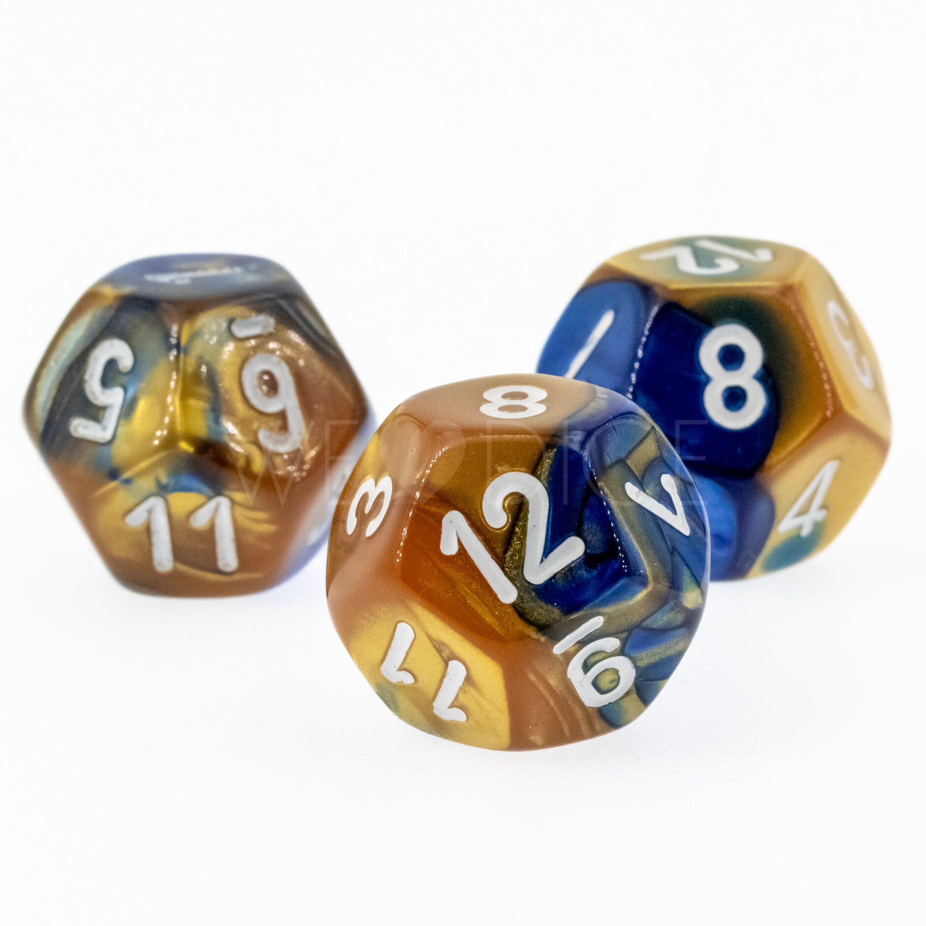 Gemini® Blau-Gold / weiß  W12 