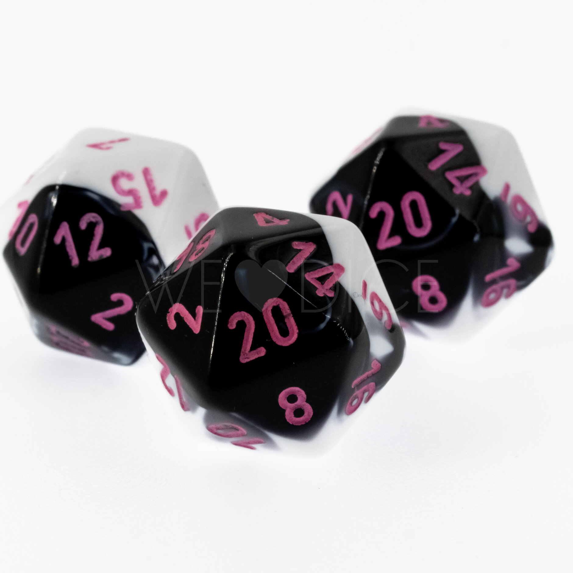 Gemini® Schwarz-Weiß / Rosa  W20 