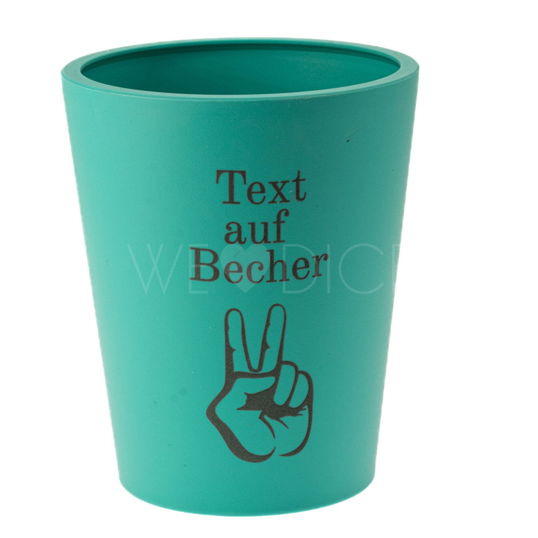 Dein Personalisierter - Dice Cup flex - Würfelbecher in türkis