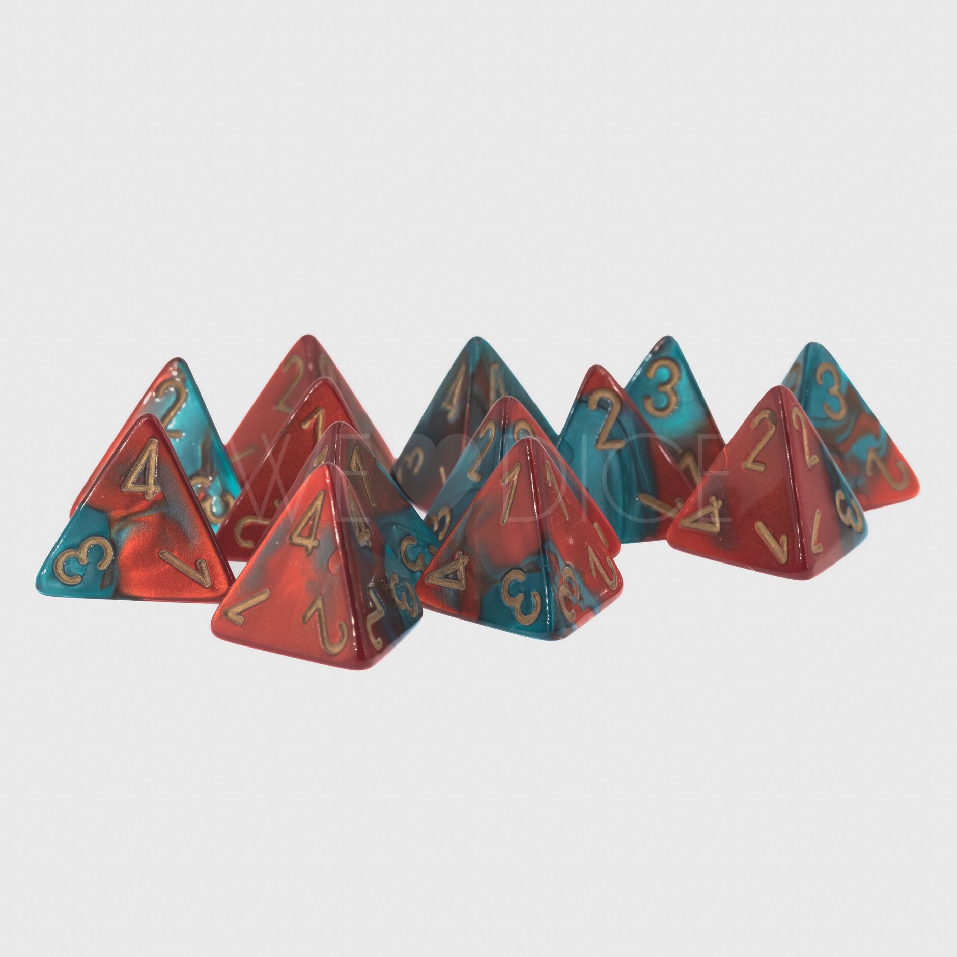 Gemini® Rot-Blaugrün / gold  W4 