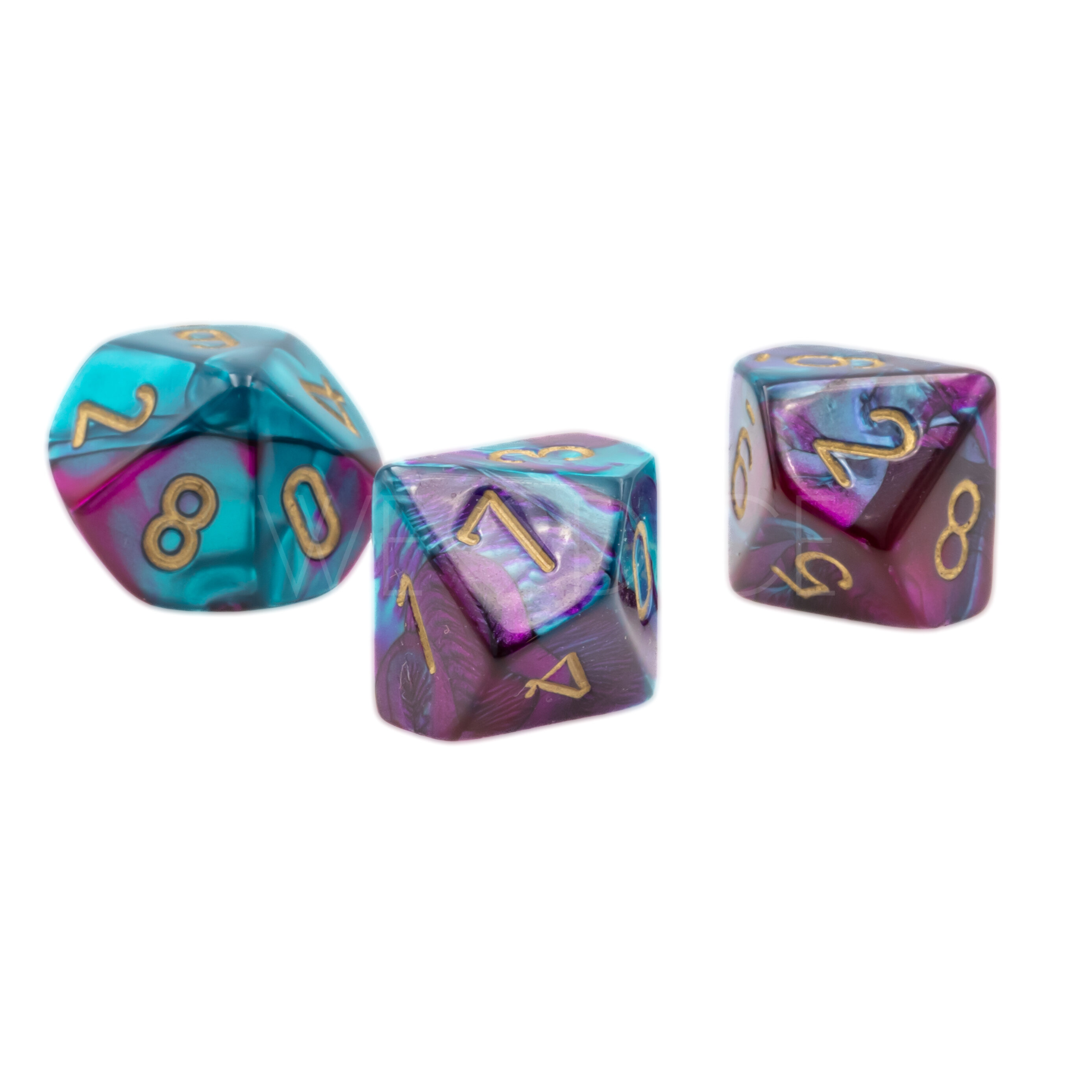 Gemini® Purple-Teal / gold  D10 