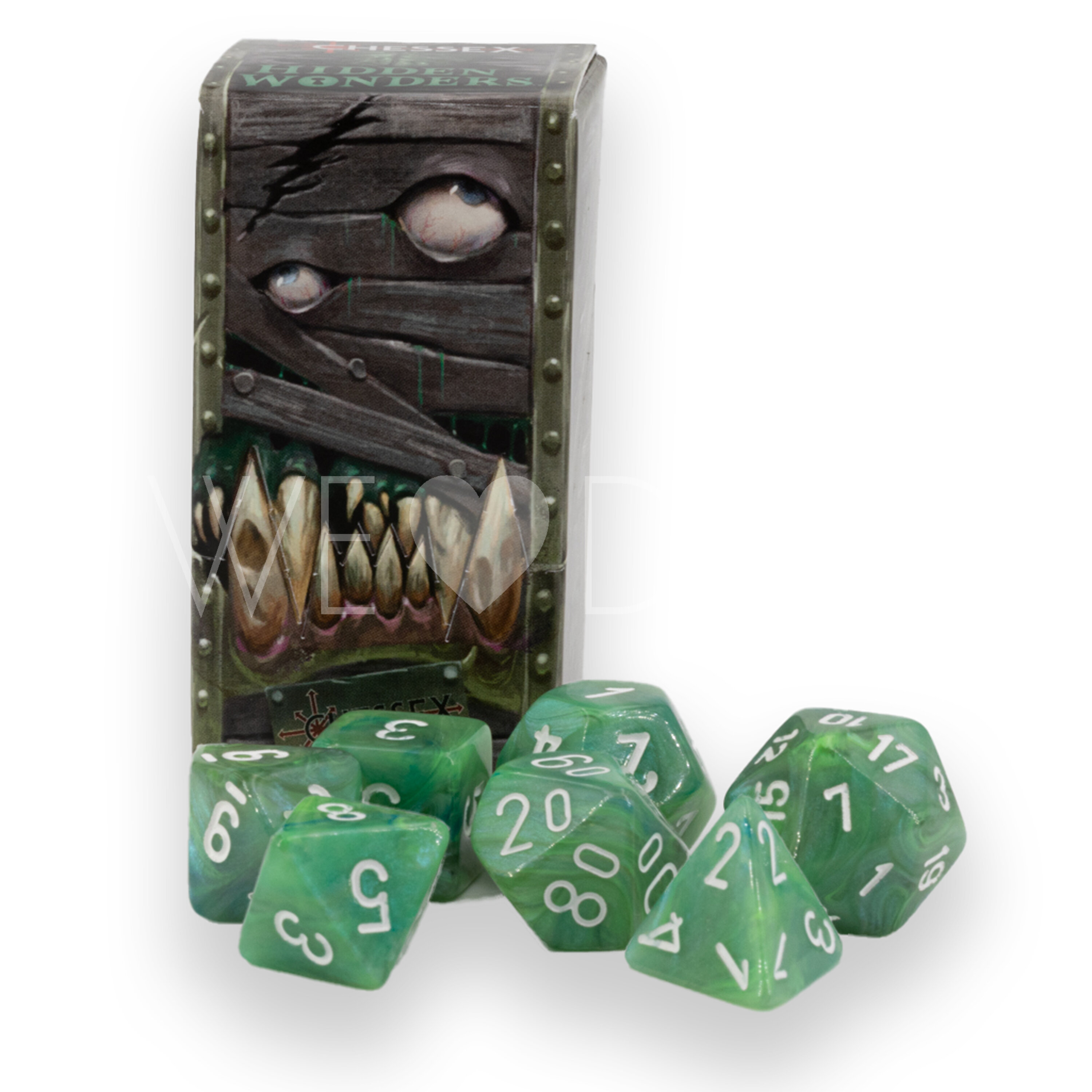 Hidden Wonders™ Assorted 7-Die Polyhedral Set