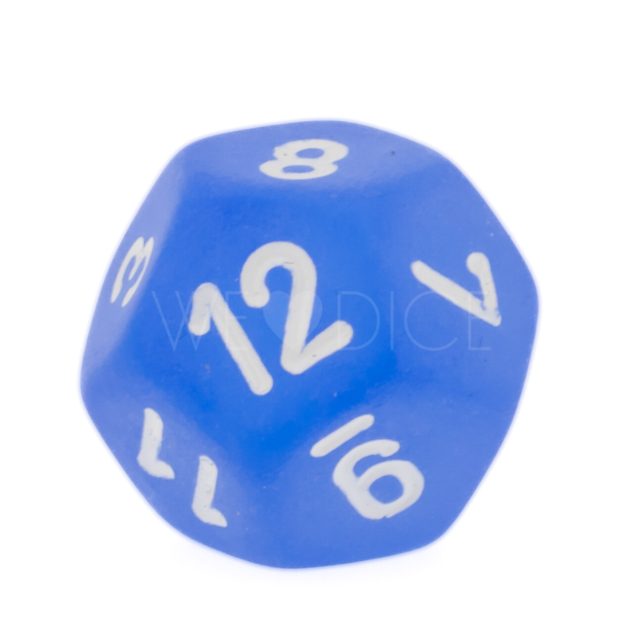 Frosted Blue / white  D12 