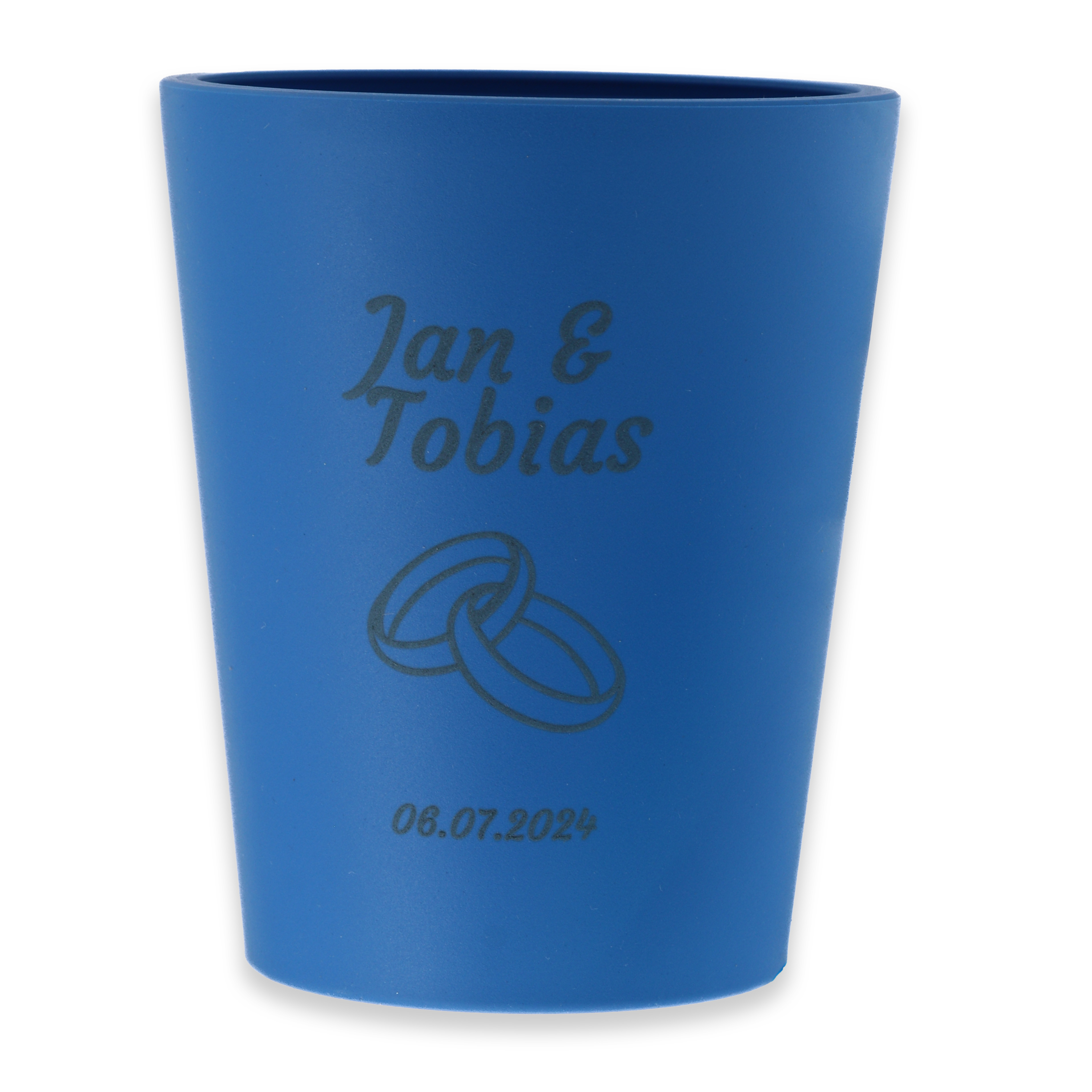 Dein Personalisierter - Dice Cup flex - Würfelbecher in Royalblau
