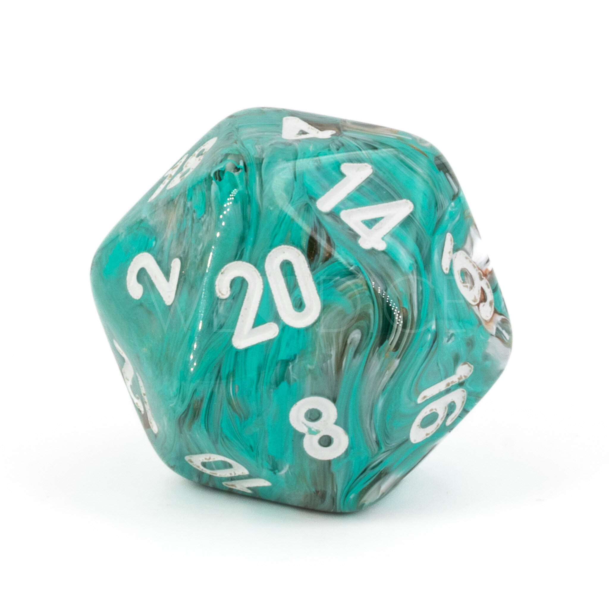 W20 Marble  Oxi-Copper™ / weiss Mega-hedral™ 