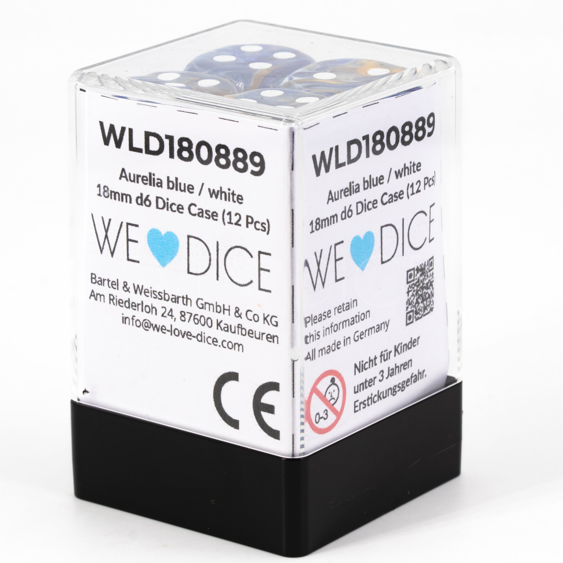 blau 18mm W6 Set (12 Stück)