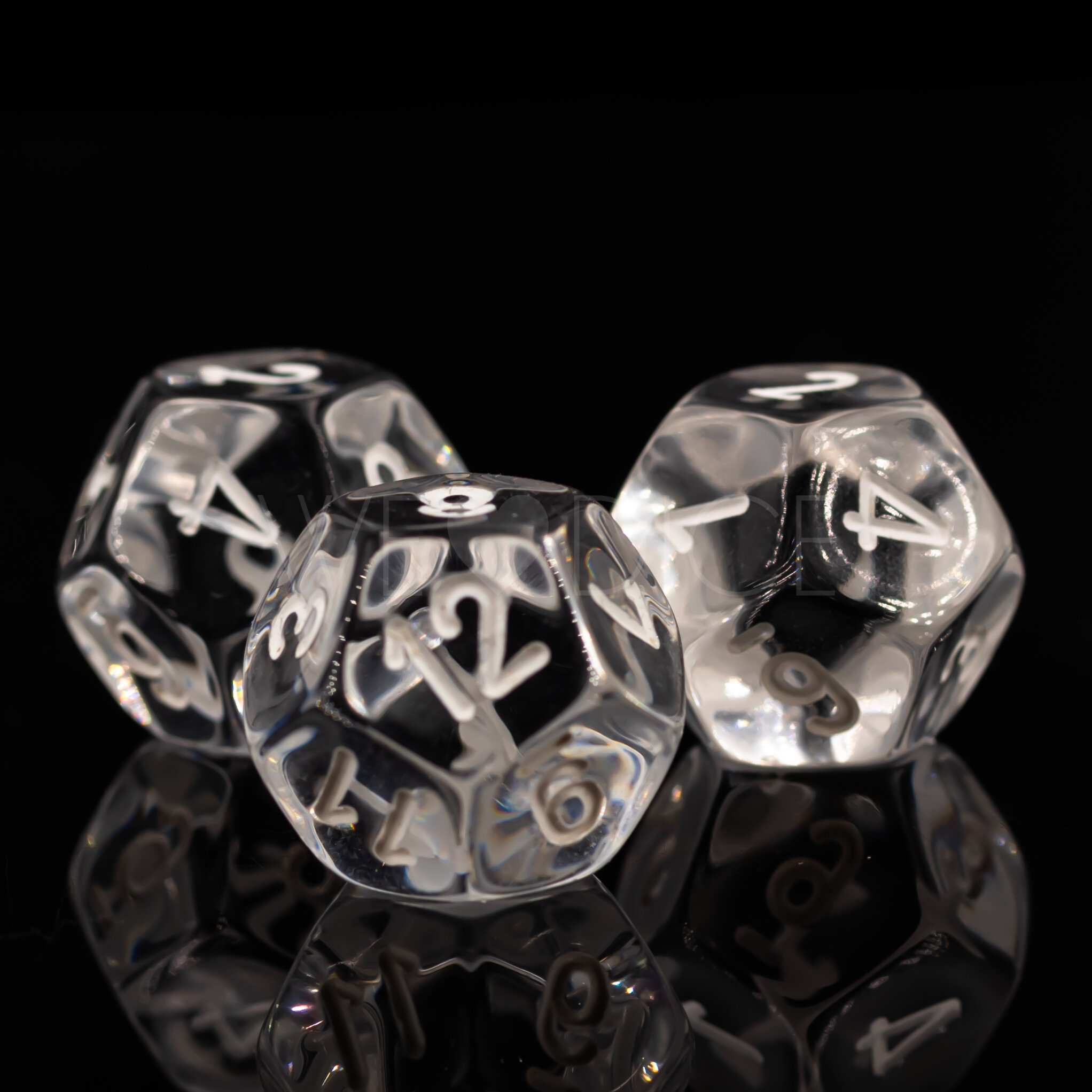 Transparent Clear / weiß  W12