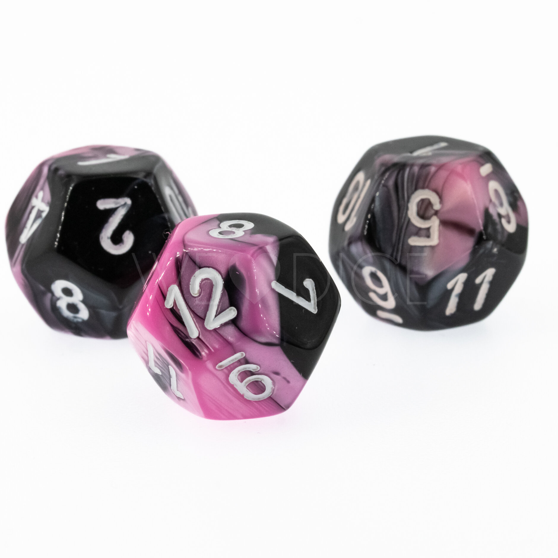 Gemini® Schwarz-Pink / weiß  W12 