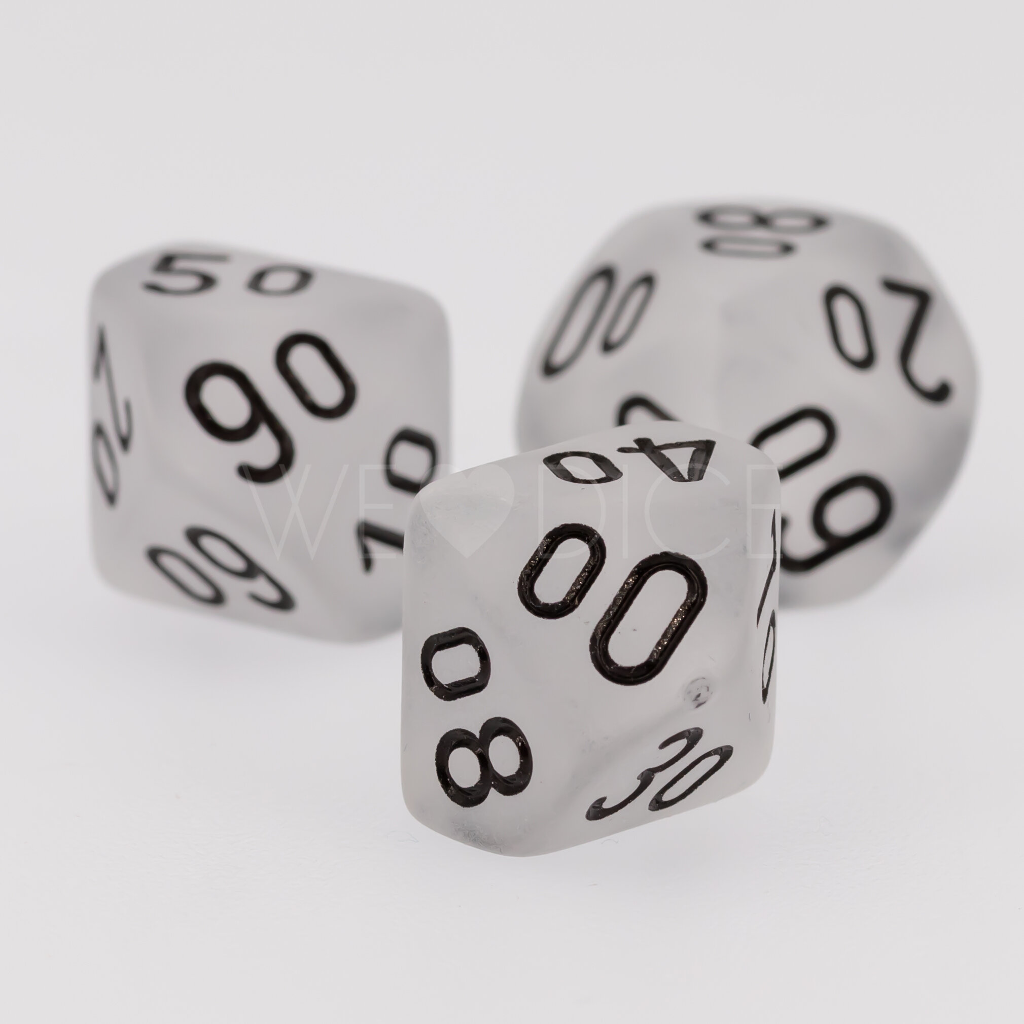 Frosted Clear / Schwarz  W%