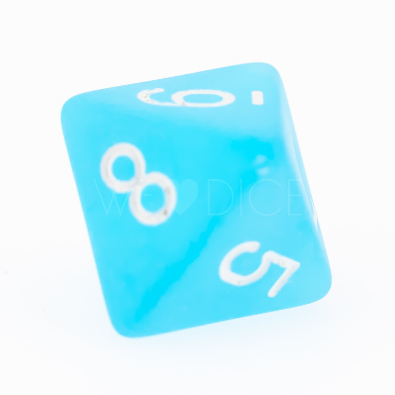 Frosted Karibikblau / Weiß  W8