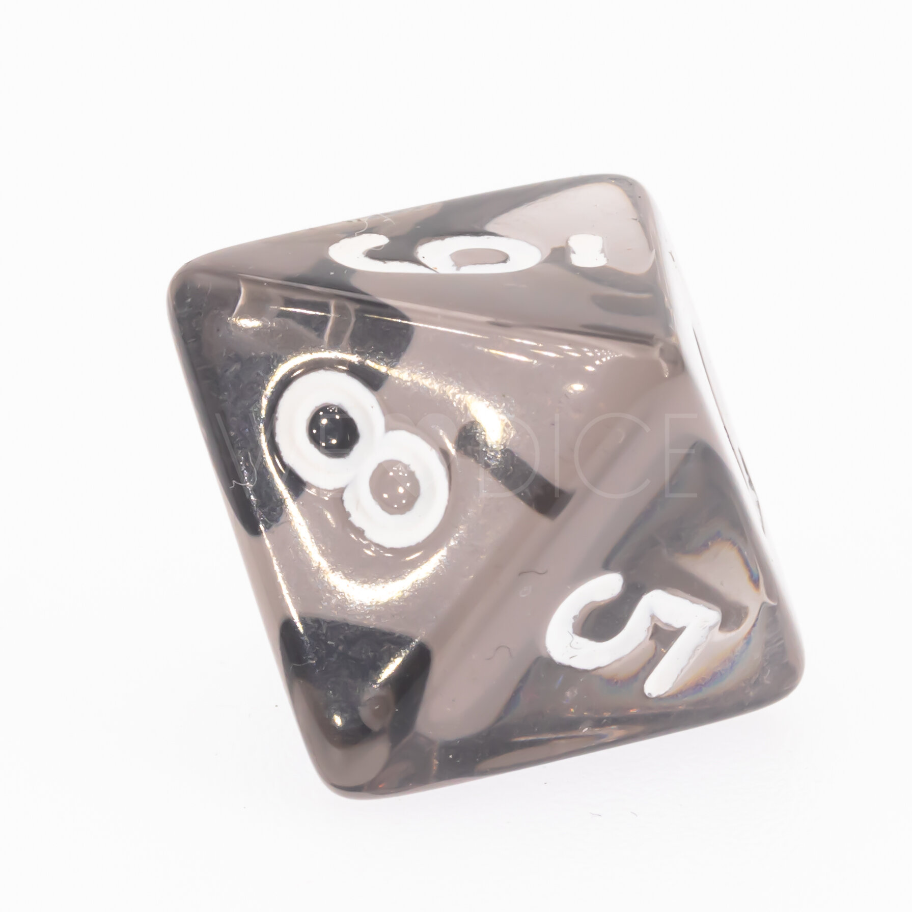 Transparent Rauch / weiß  W8