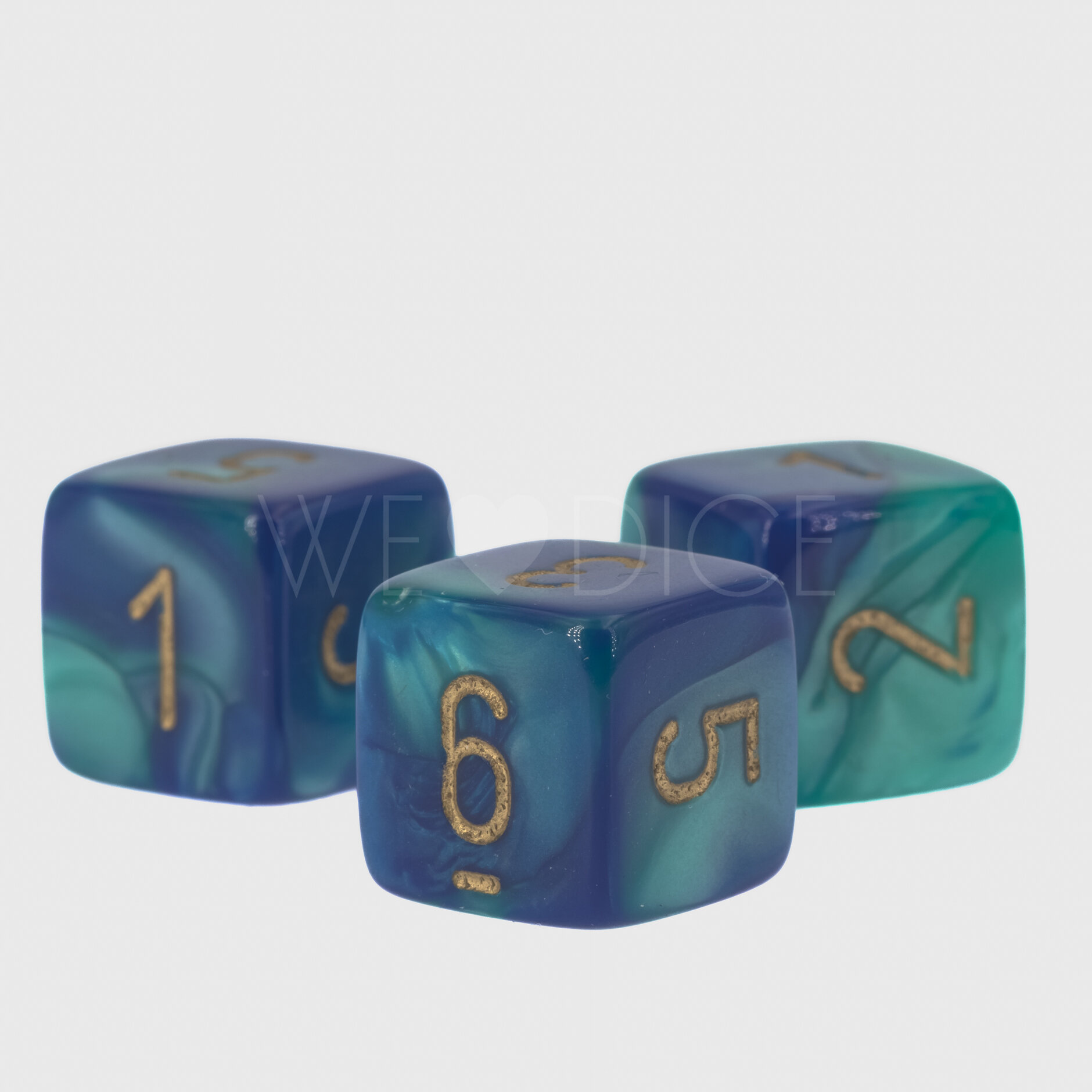 Gemini® Blau-Grün / gold  W6 