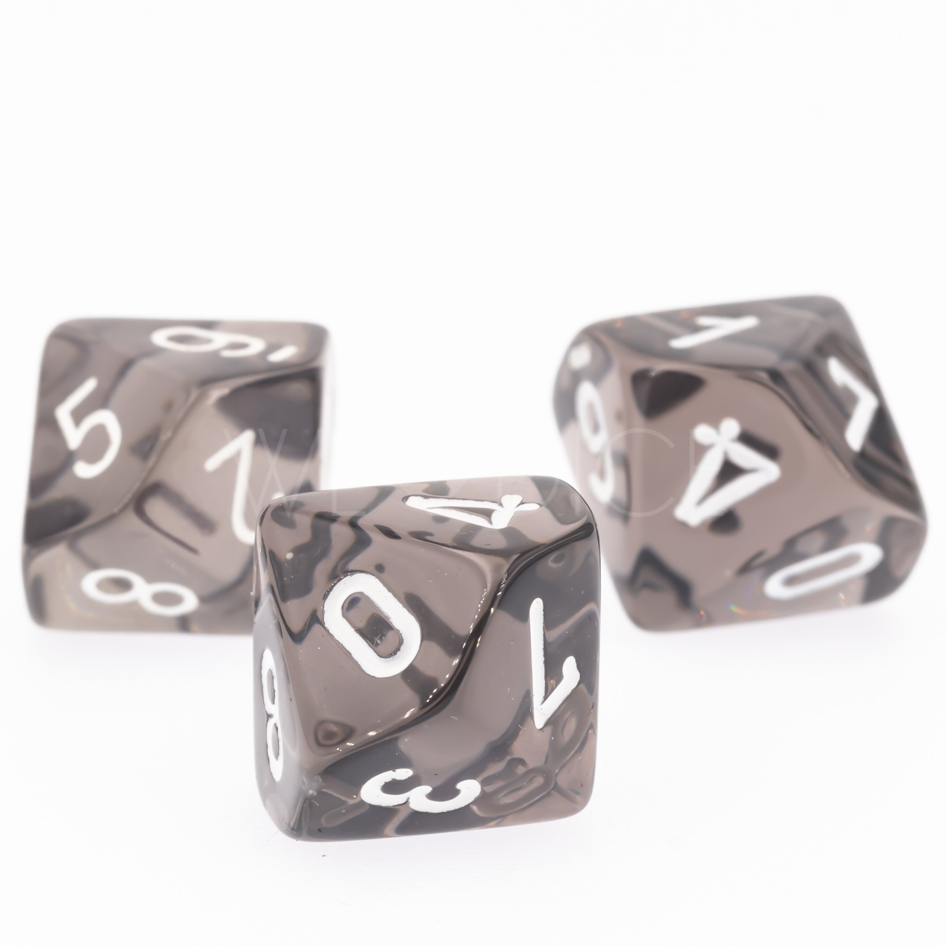 Transparent Rauch / weiß  W10