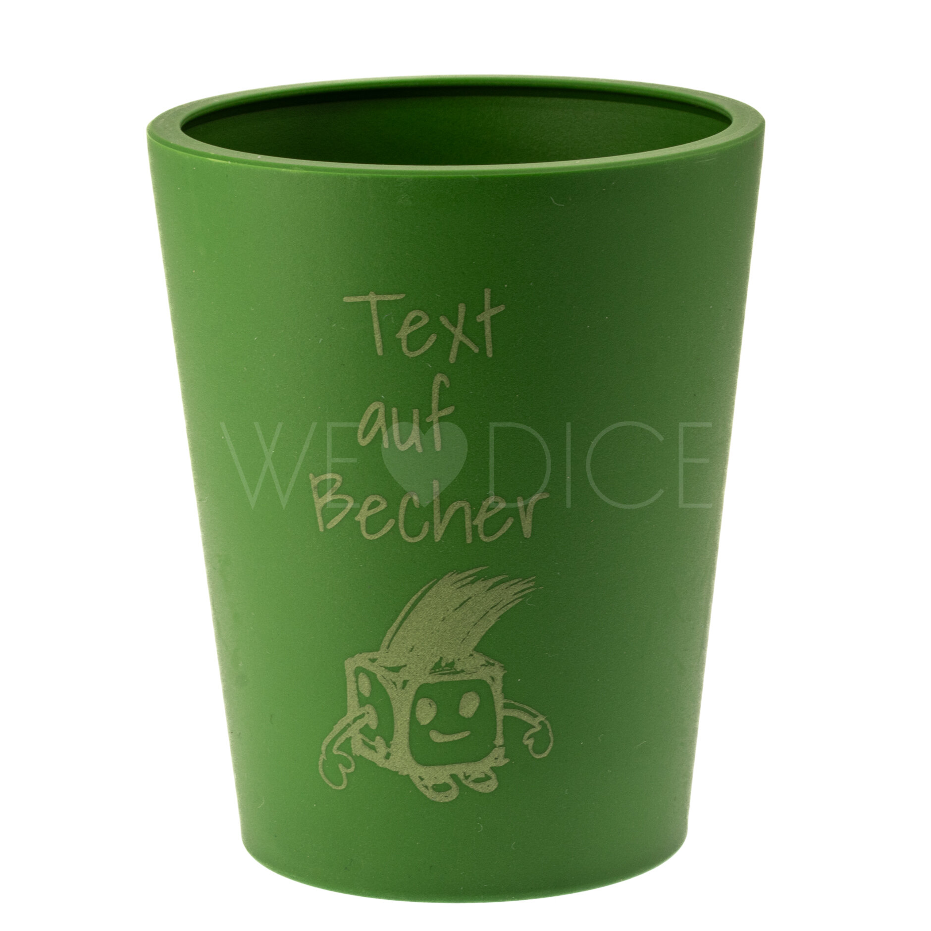 Dein Personalisierter - Dice Cup flex - Würfelbecher in waldgrün