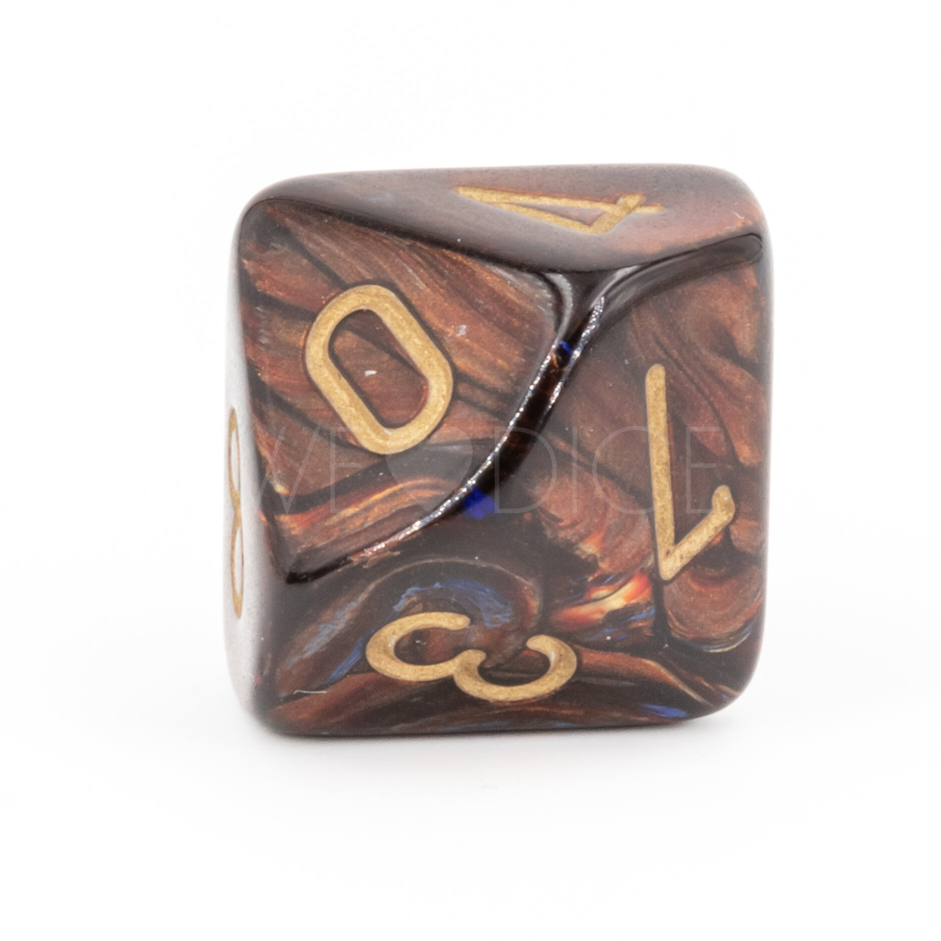 W10 Scarab® Blue Blood / Gold Mega-hedral™ 